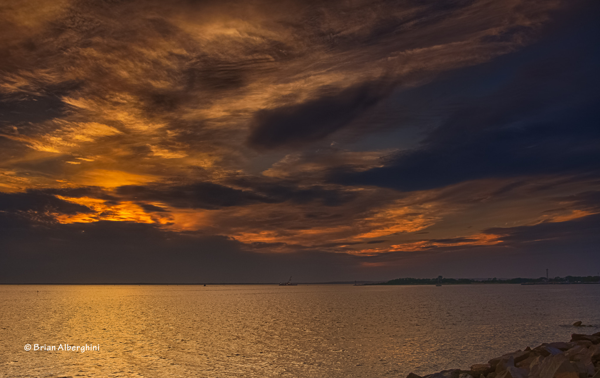 Nikon D7100 + Sigma 24-105mm F4 DG OS HSM Art sample photo. Sandy hook sunset photography