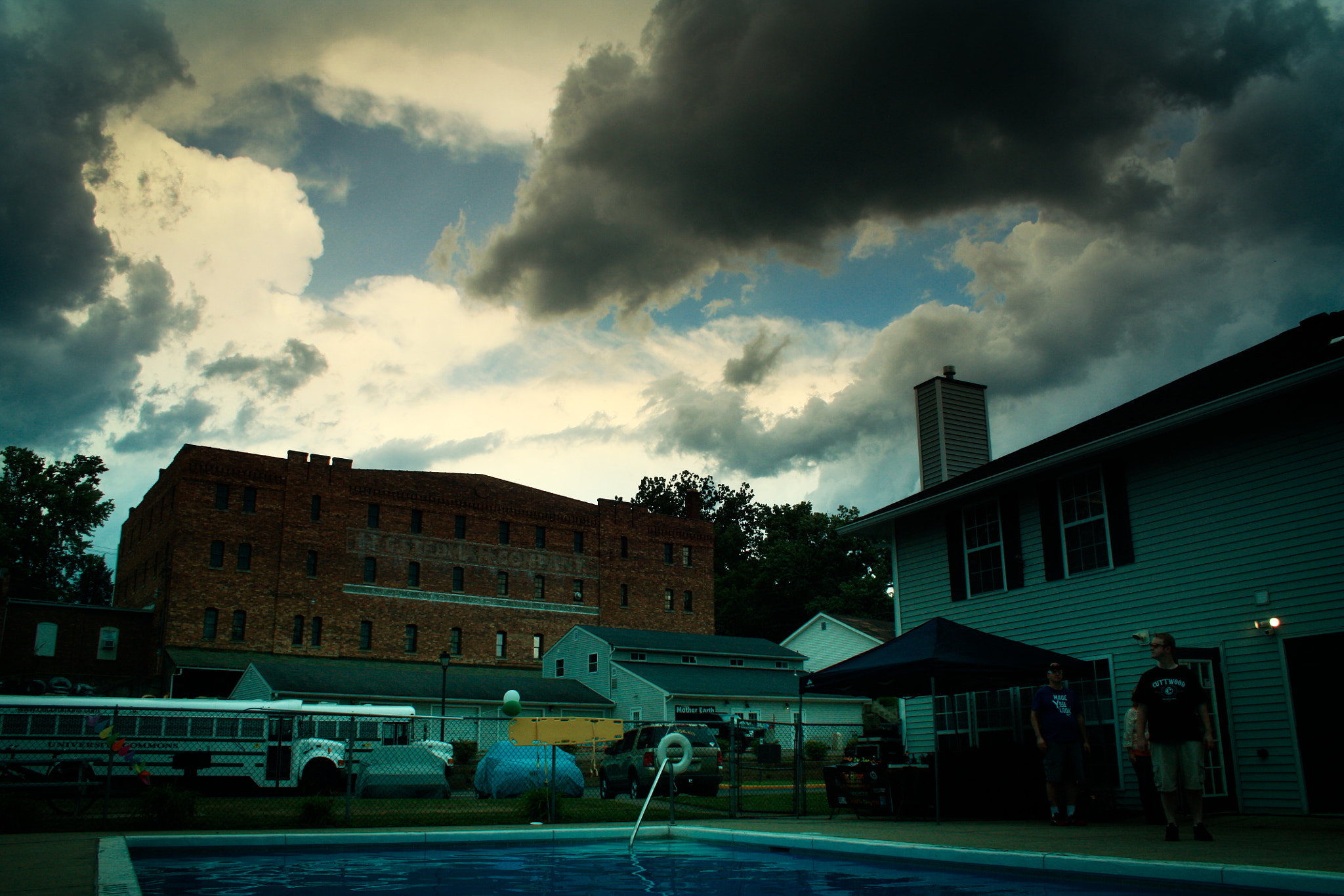 Canon EF-S 18-55mm F3.5-5.6 sample photo. Storm photography