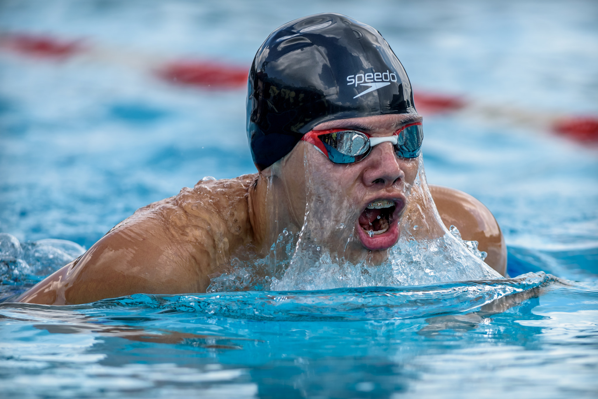 Nikon AF-S Nikkor 300mm F2.8G ED-IF VR sample photo. Klass torpedoes attack invitational swim meet photography