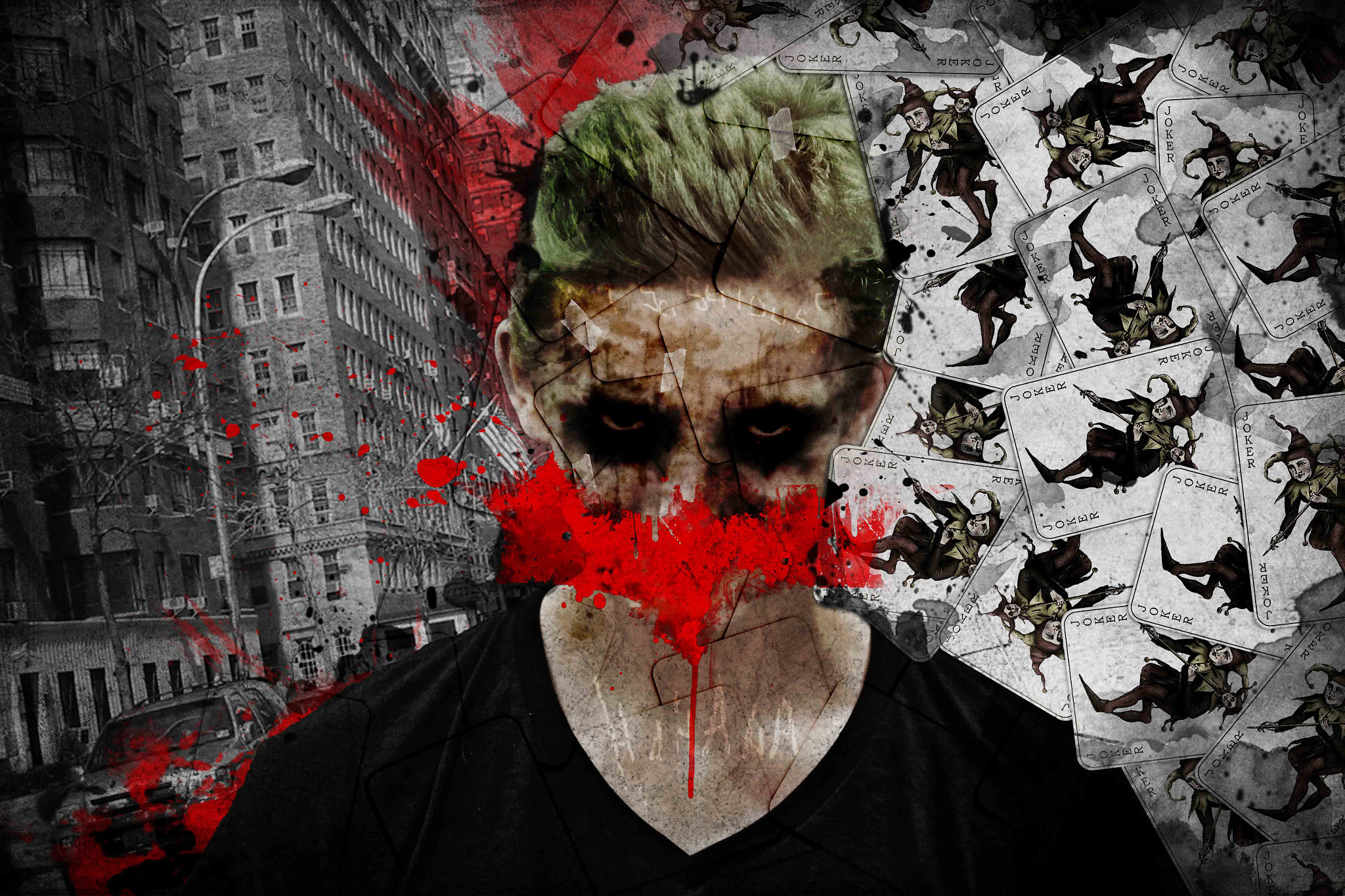 The terrifying Joker