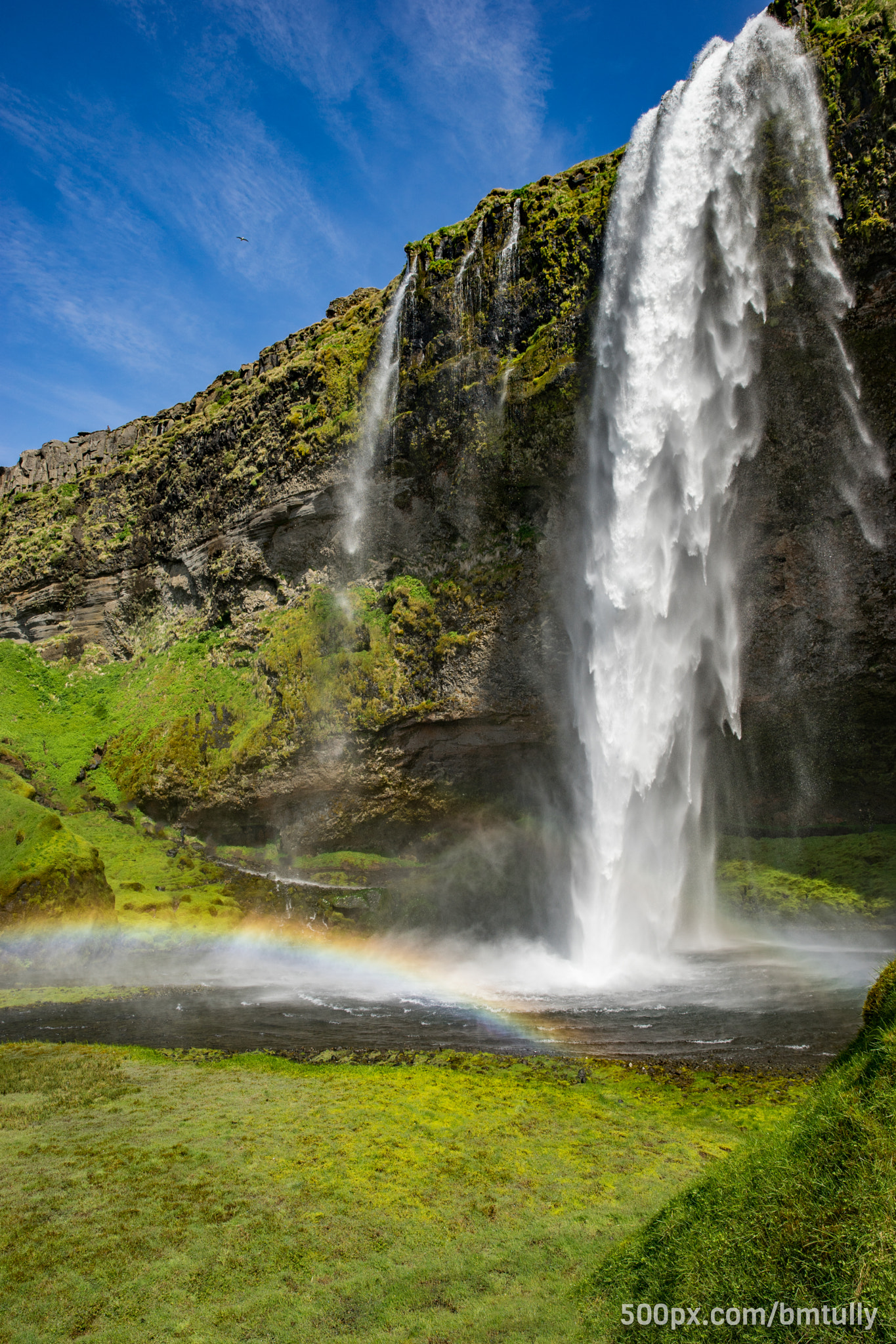 Canon EF 24-70mm F2.8L II USM sample photo. Seljalandsfoss rainbow photography