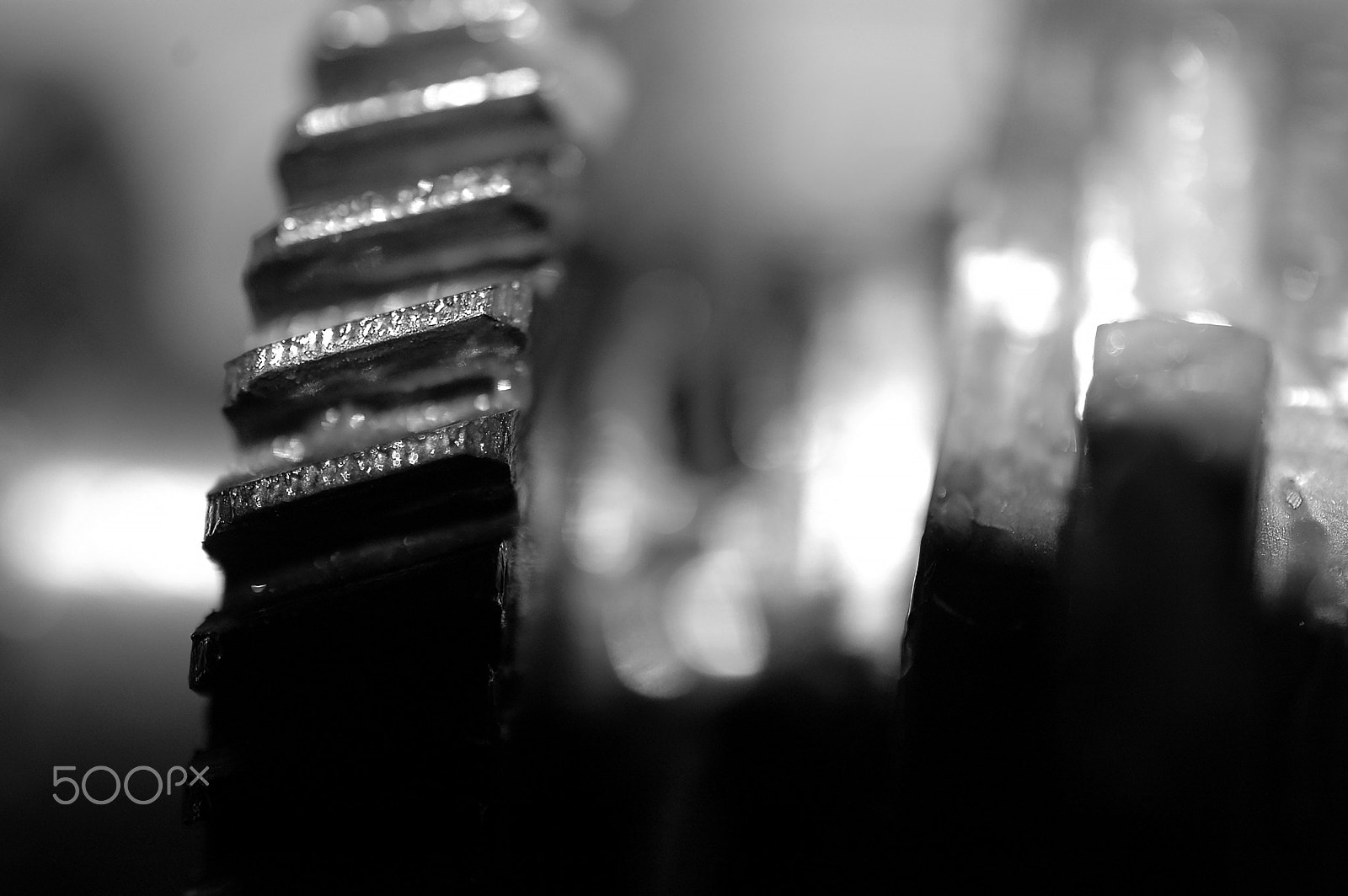 Nikon D70 sample photo. Iron tool photography