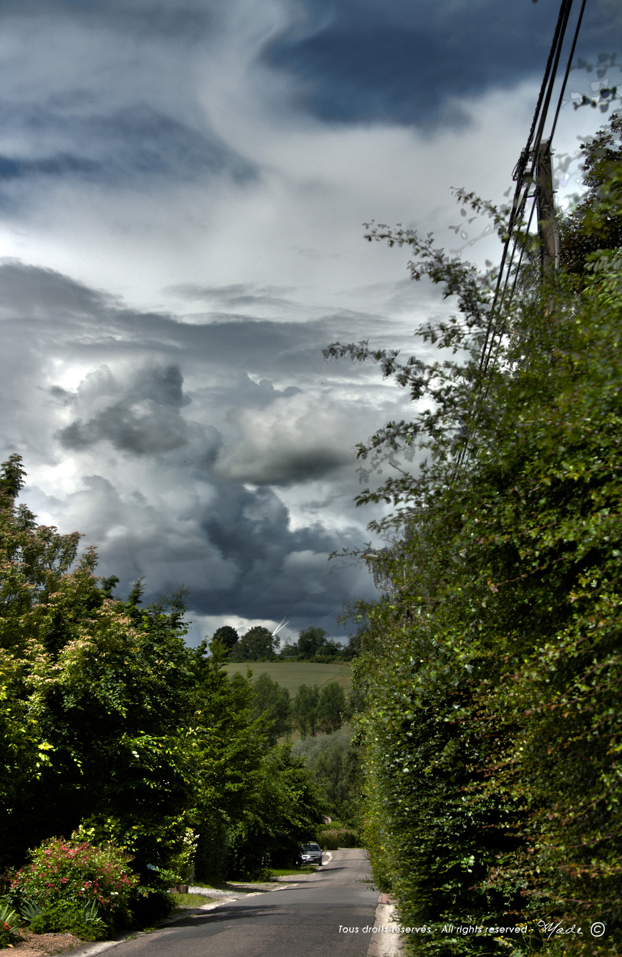 Canon EF-S 18-55mm F3.5-5.6 sample photo. Dans ma rue hdr photography