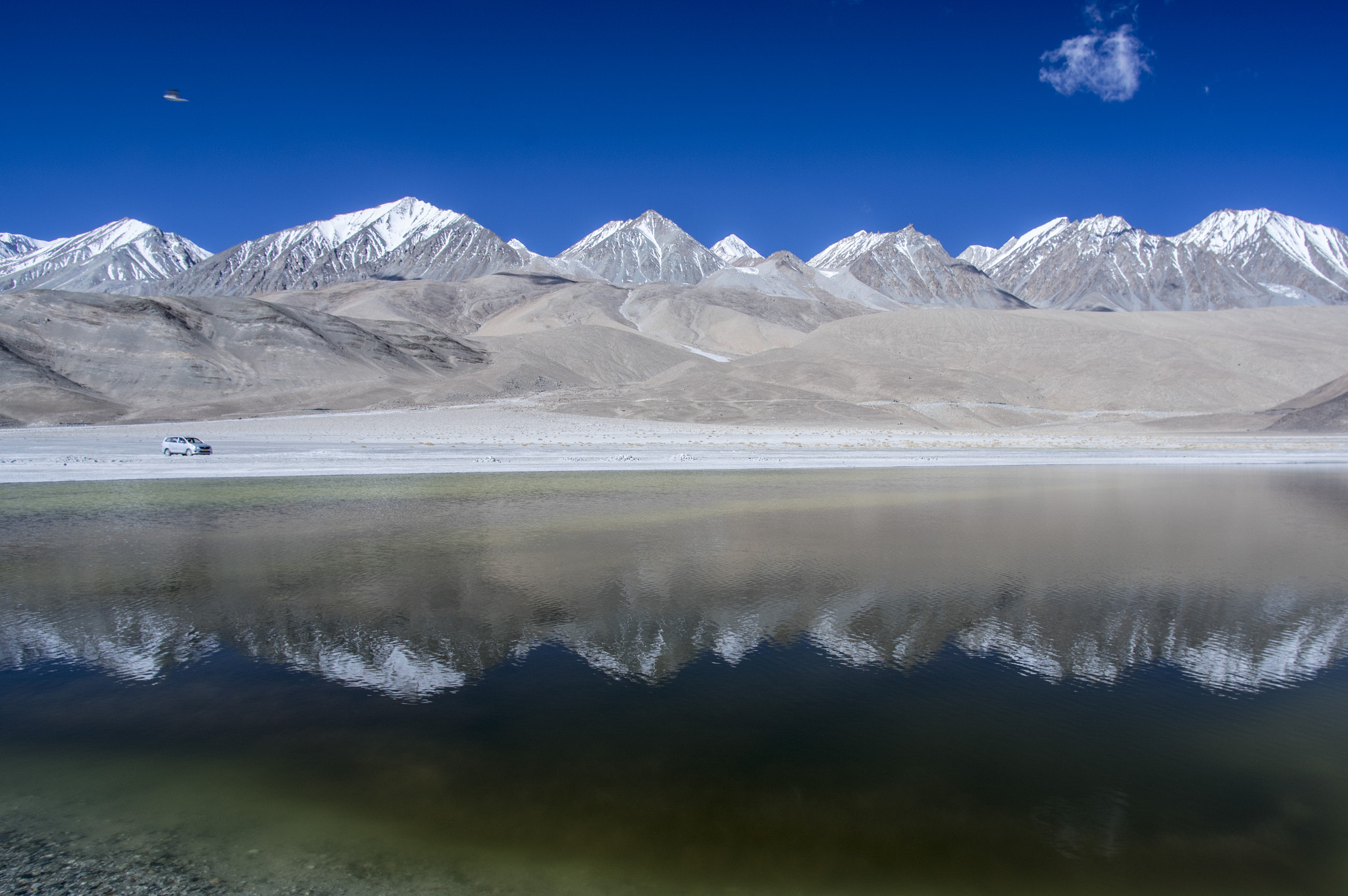 Pentax smc DA 14mm F2.8 ED (IF) sample photo. Pangon tso ,north india photography