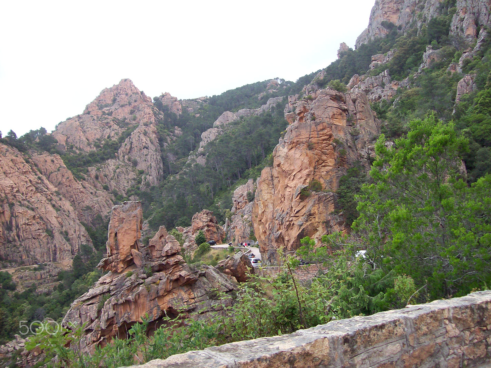 Kodak EASYSHARE C643 ZOOM DIGITAL CAMERA sample photo. La route de piana (corse) photography