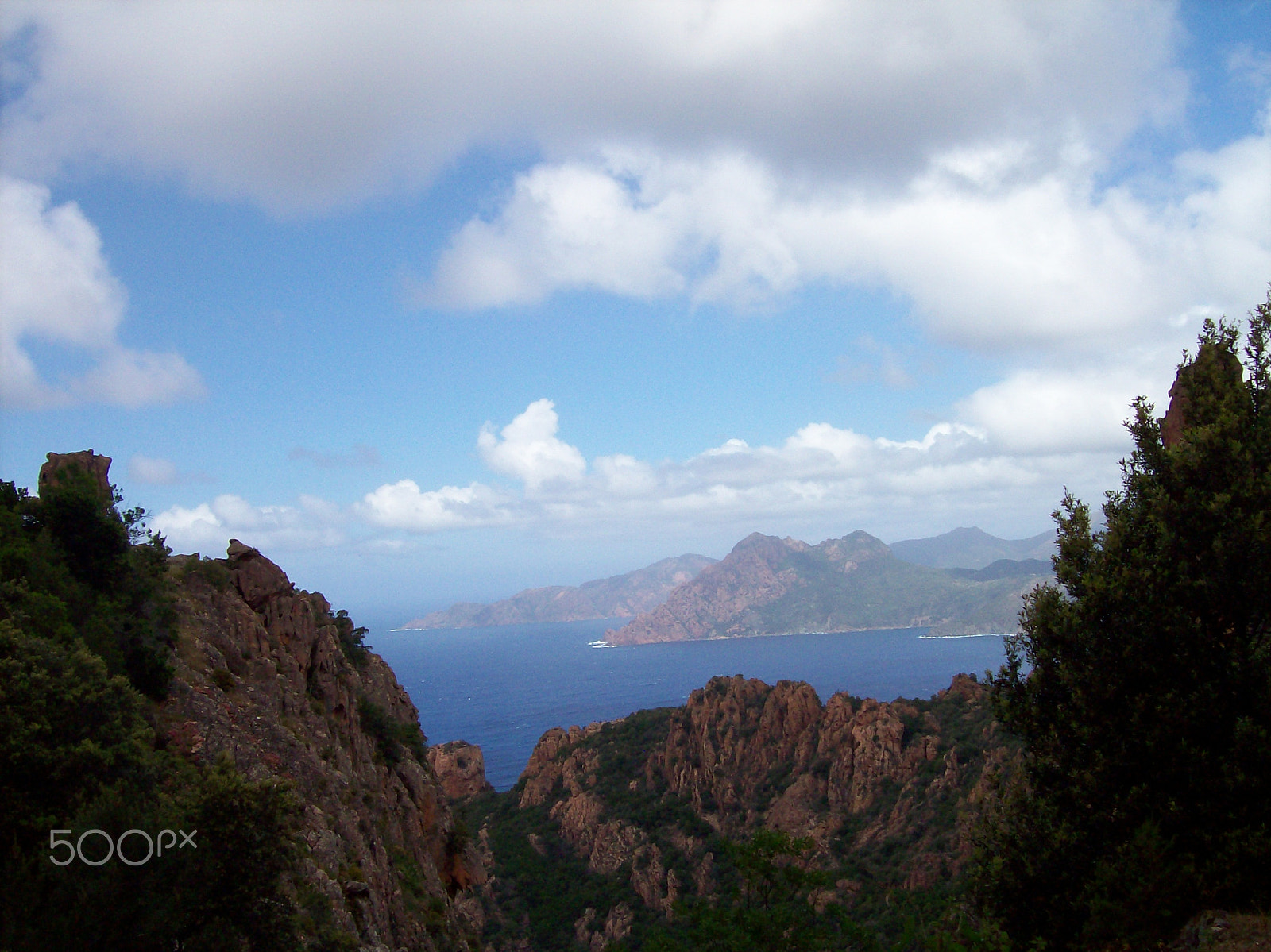Kodak EASYSHARE C643 ZOOM DIGITAL CAMERA sample photo. La route de piana (corse) photography