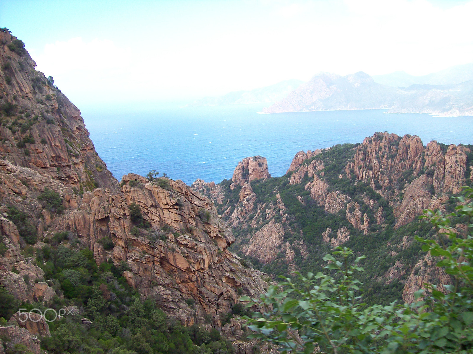 Kodak EASYSHARE C643 ZOOM DIGITAL CAMERA sample photo. La route de piana (corse) photography