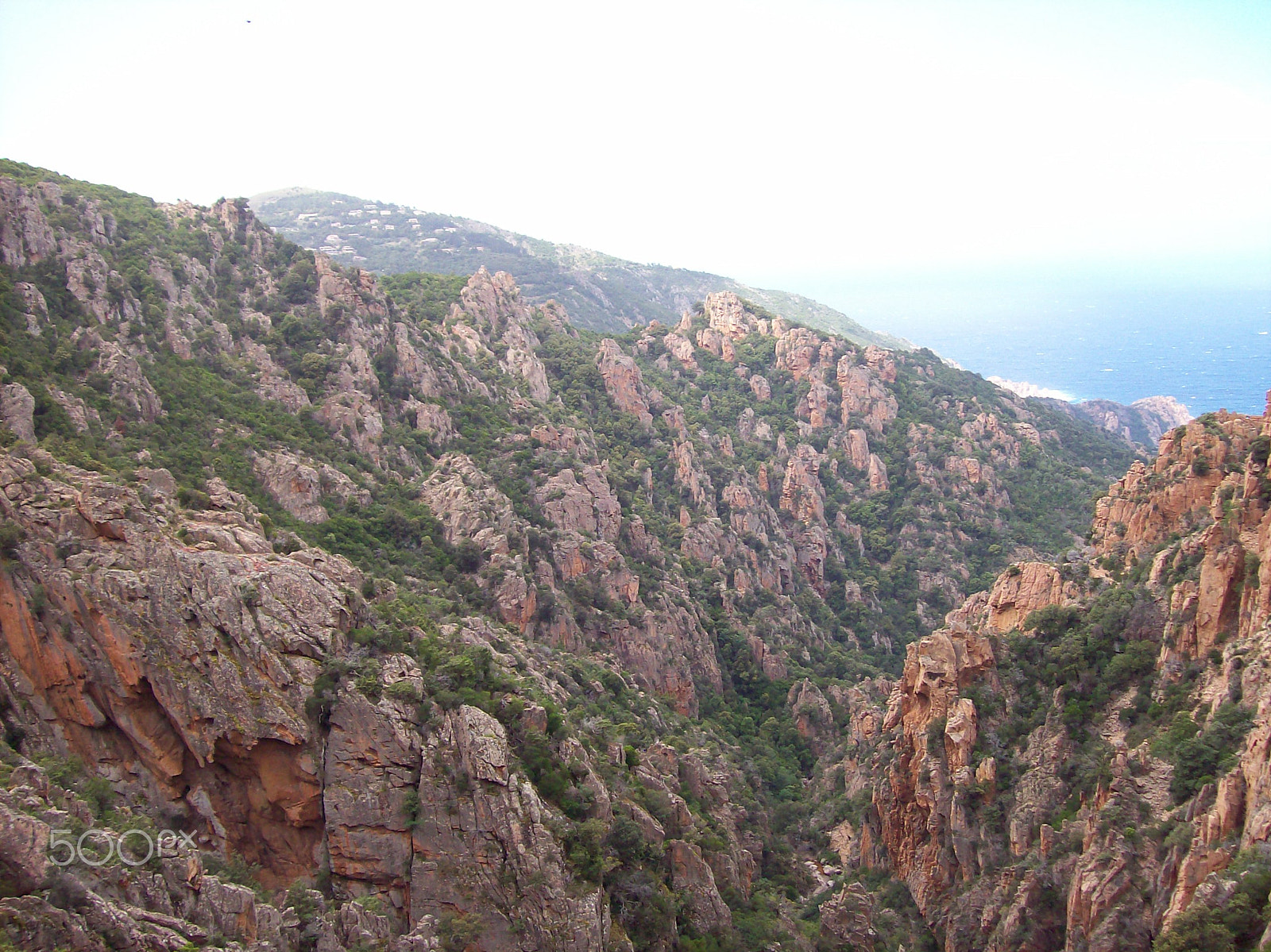 Kodak EASYSHARE C643 ZOOM DIGITAL CAMERA sample photo. La route de piana (corse) photography