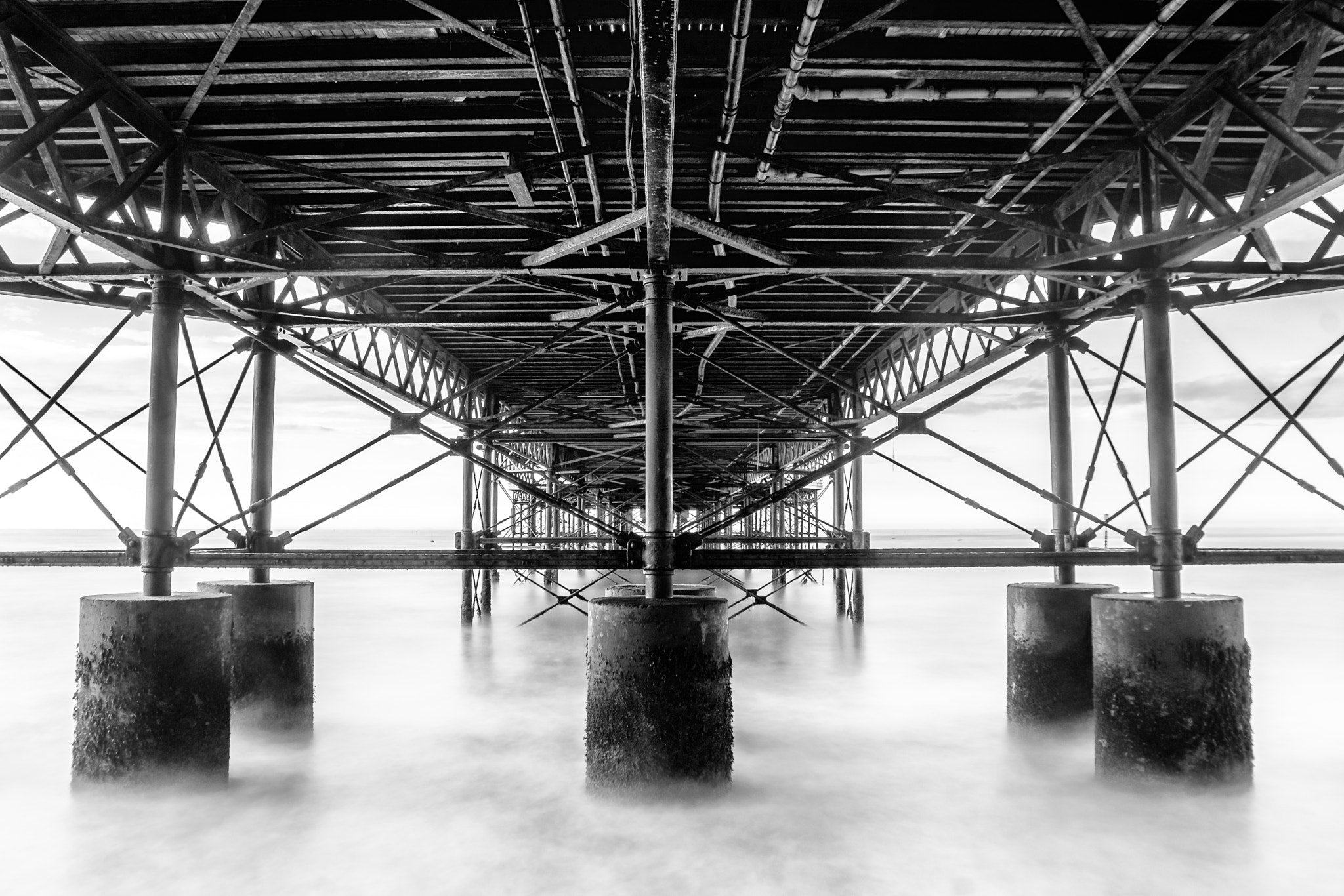 Sony SLT-A77 + Sigma 17-35mm F2.8-4 EX Aspherical sample photo. Under the pier photography