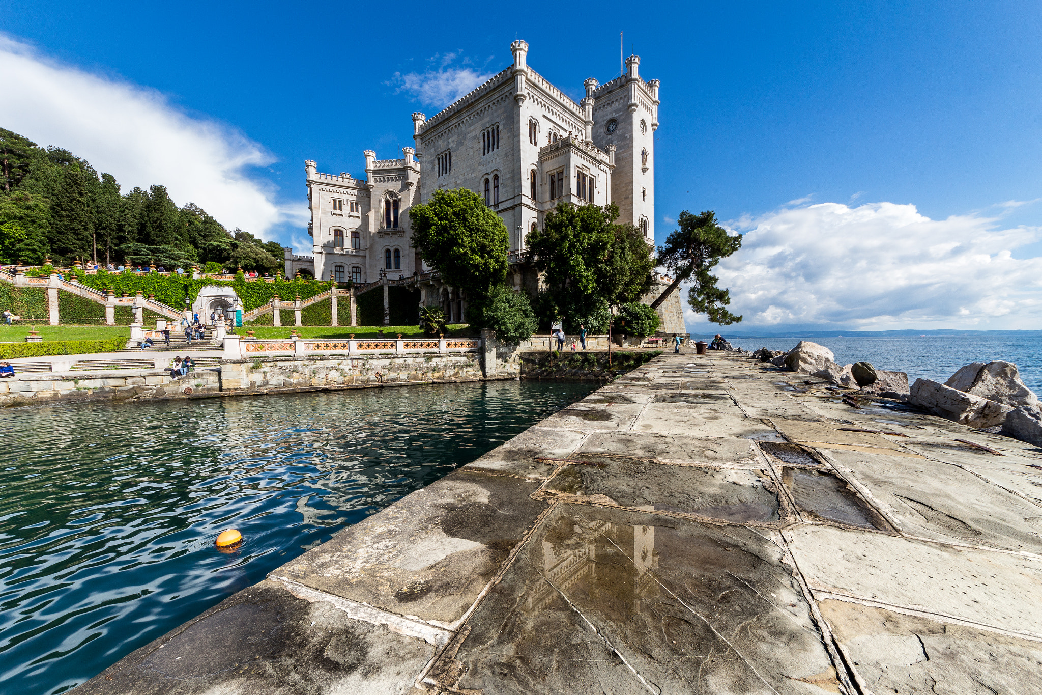 Sigma 8-16mm F4.5-5.6 DC HSM sample photo. Miramare castle photography