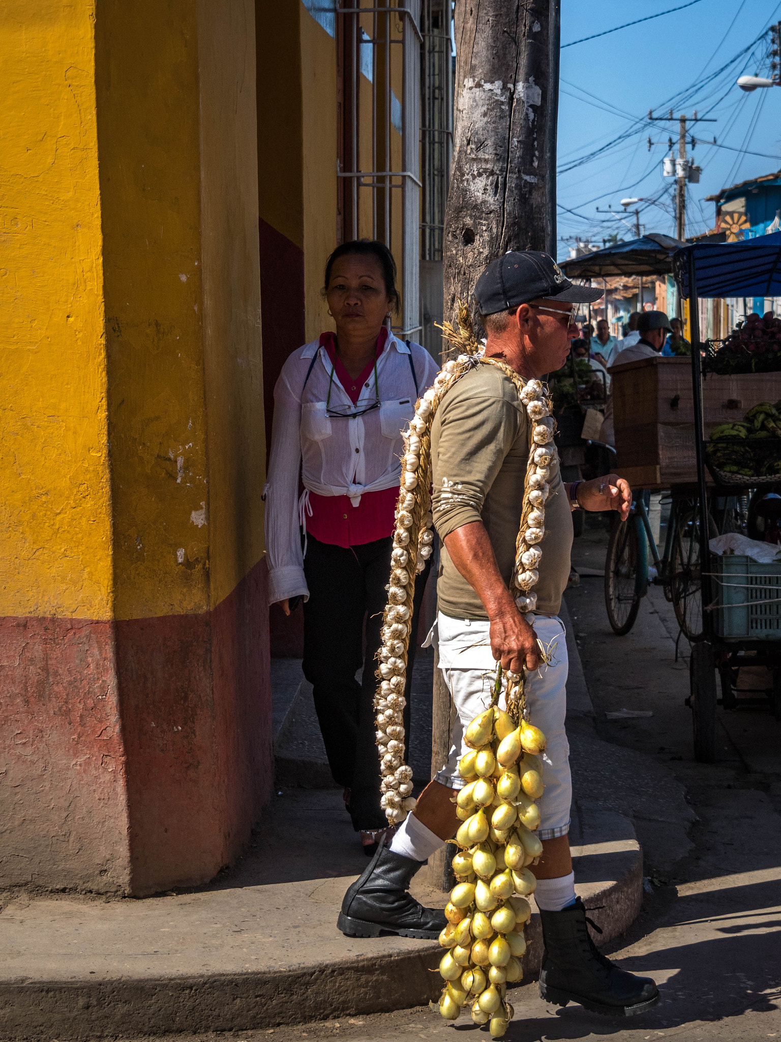 Olympus OM-D E-M5 II sample photo. Garlic and onions photography