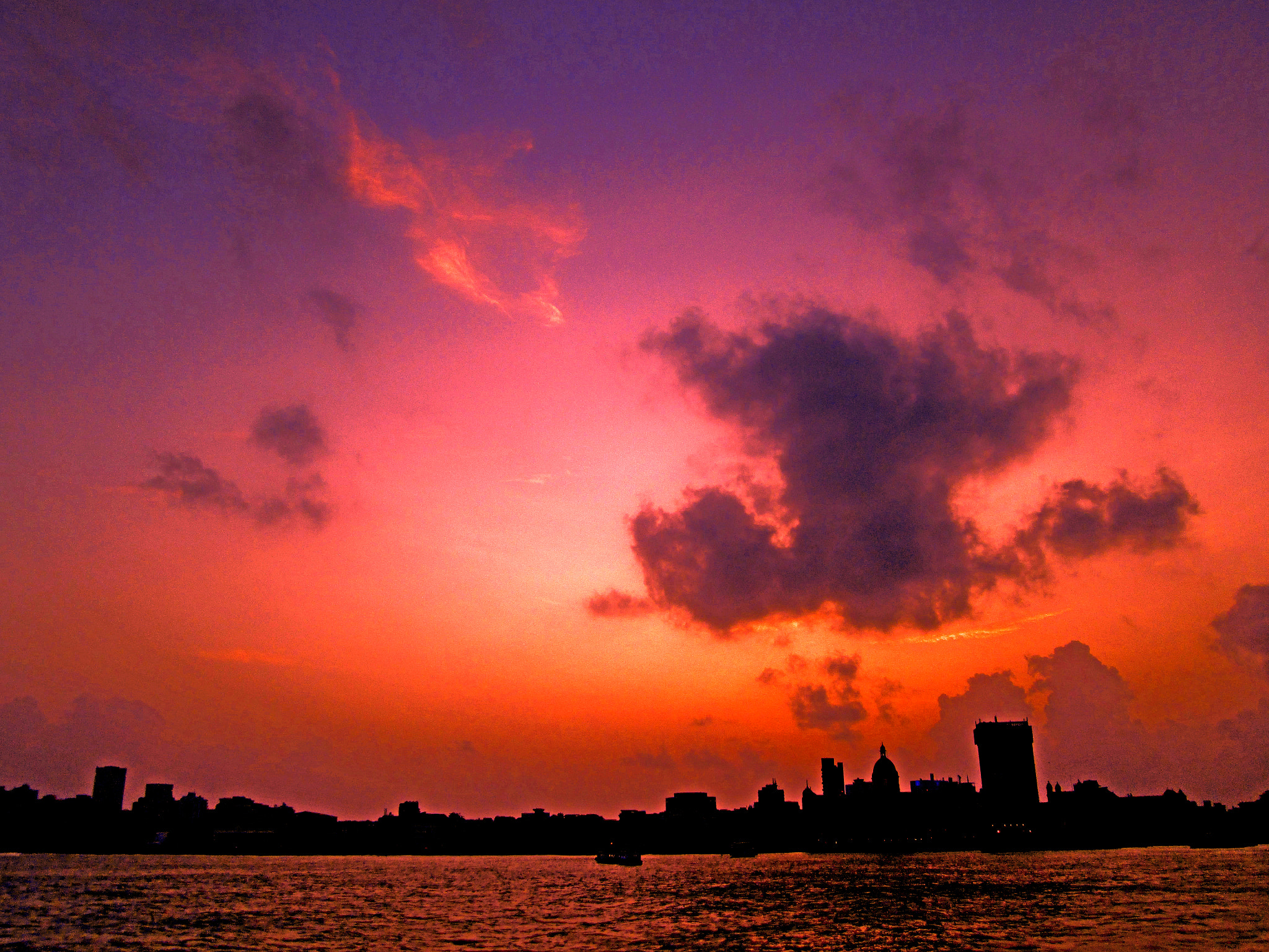 Canon PowerShot A3400 IS sample photo. Mumbai evening photography
