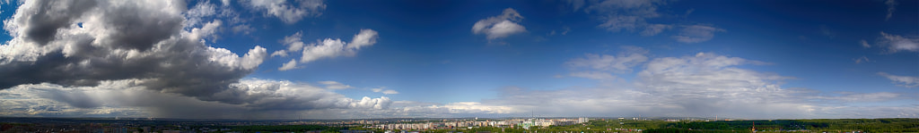 panorama: Kemerovo view from the roof by Nick Patrin on 500px.com