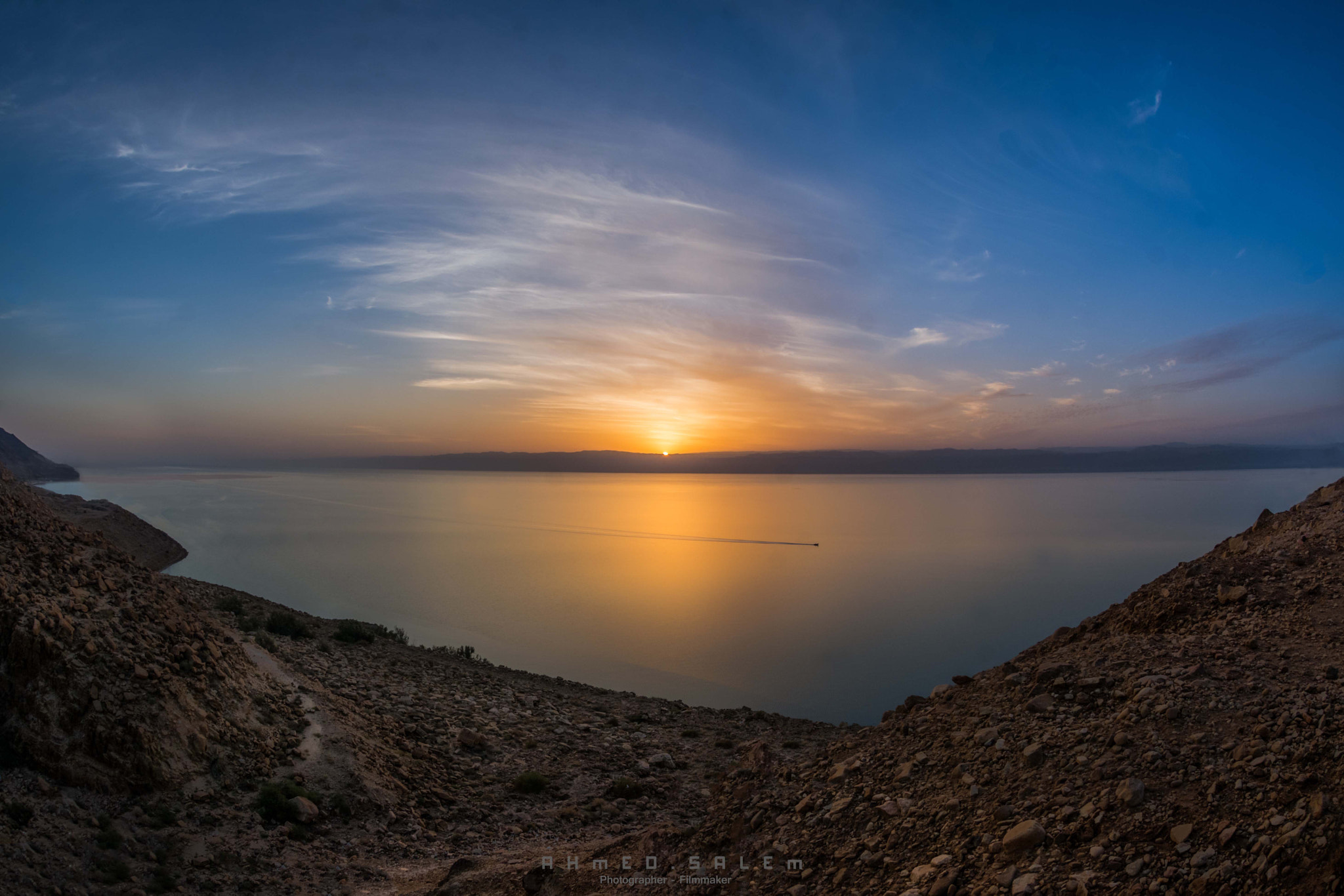 Nikon AF DX Fisheye-Nikkor 10.5mm F2.8G ED sample photo. Dead sea photography