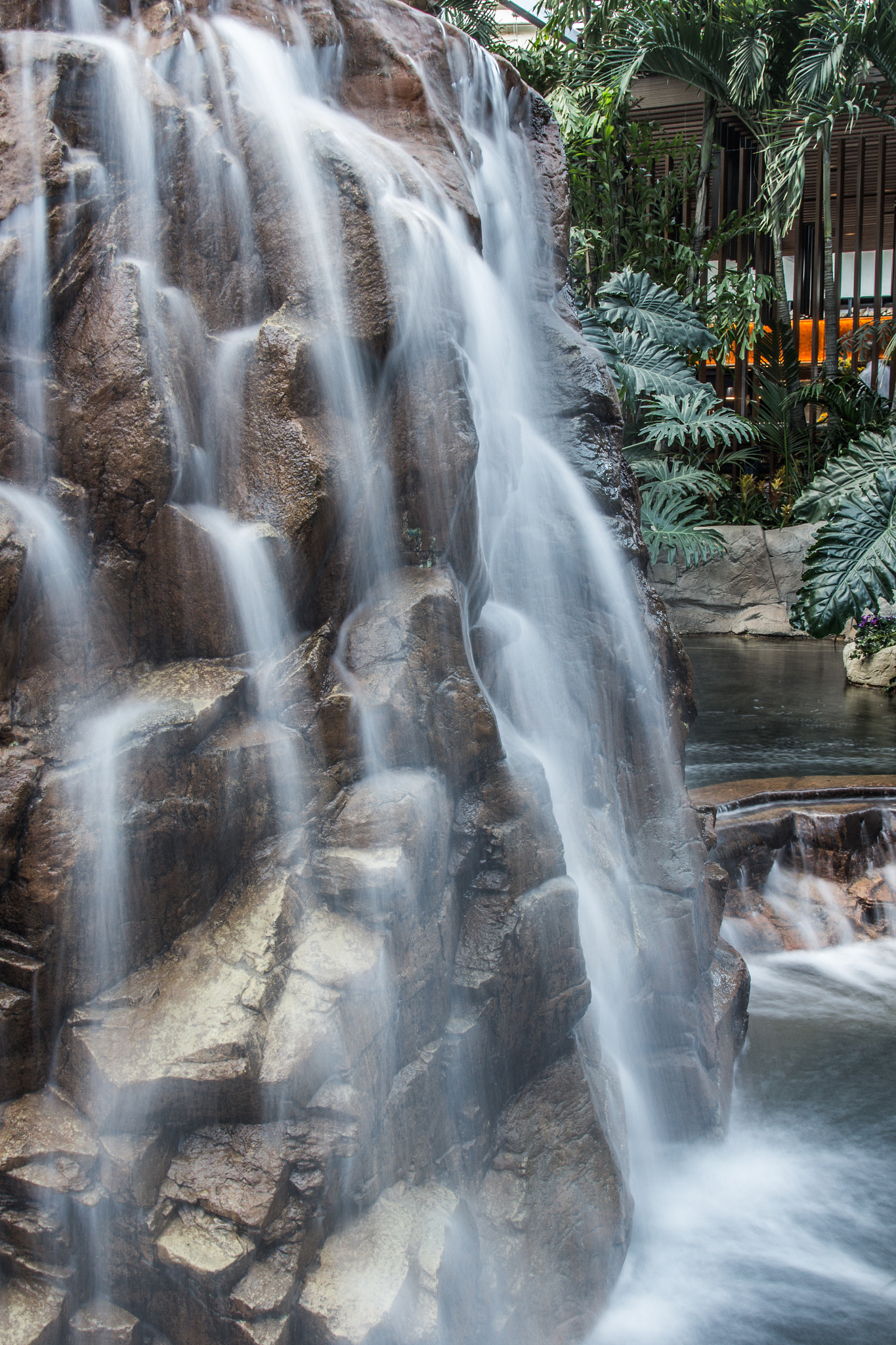 Waterfall in a Casino