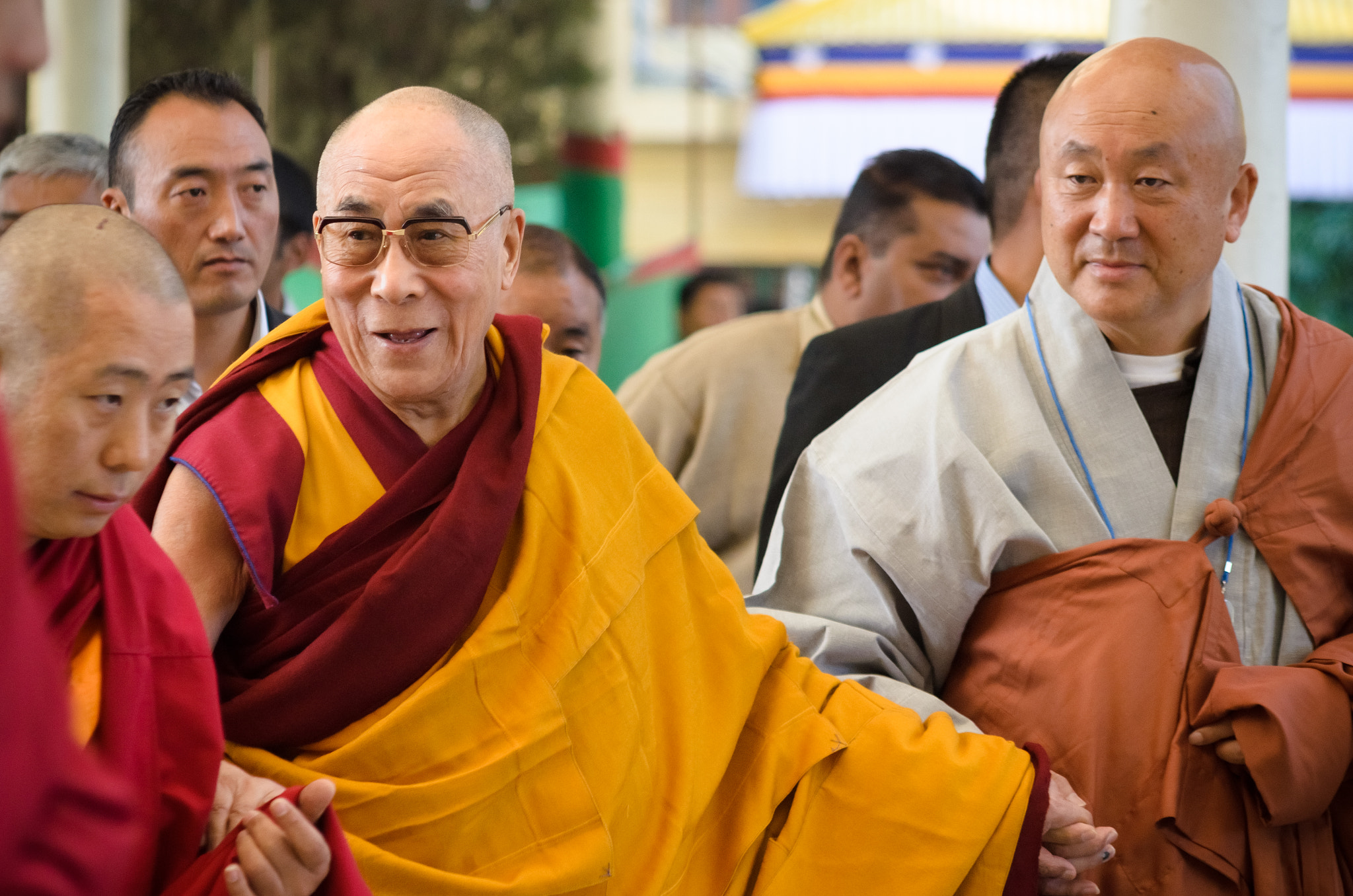 Nikon D7000 + AF Nikkor 70-210mm f/4-5.6 sample photo. His holiness the 14th dalai lama photography
