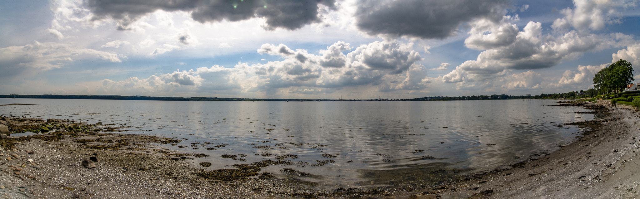 Pentax K-30 + Tamron SP AF 17-50mm F2.8 XR Di II LD Aspherical (IF) sample photo. Panorama horsens harbour photography