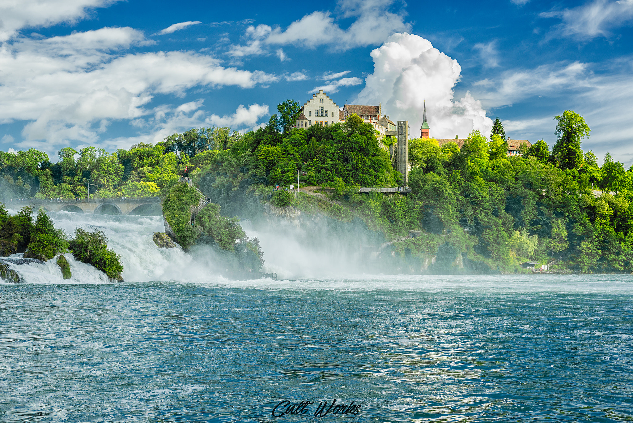 Sony a7R + Sony FE 50mm F1.8 sample photo. Rheinfälle schaffhausen photography