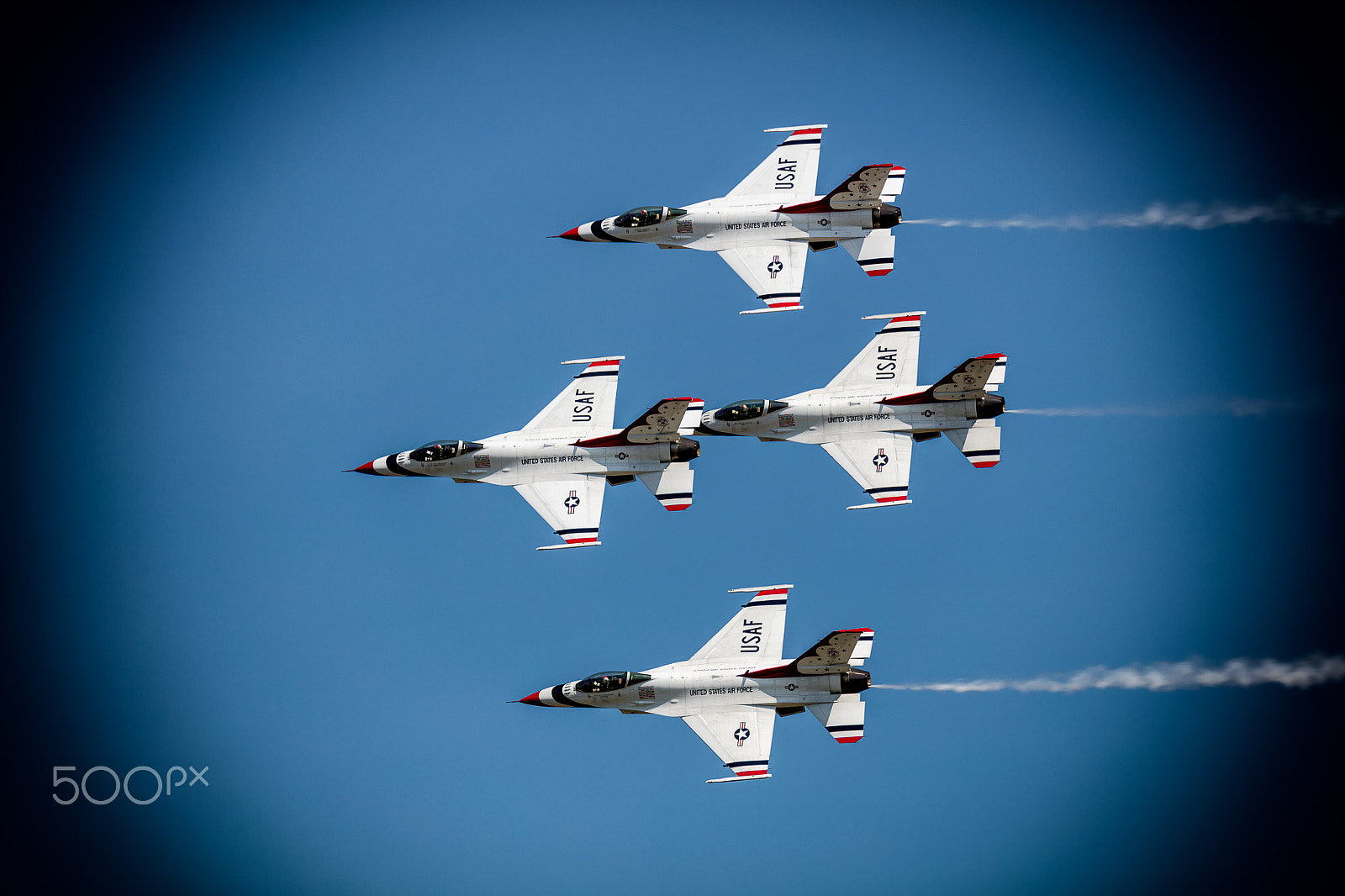 150-600mm F5-6.3 DG OS HSM | Sports 014 sample photo. Usaf thunderbirds flying diamond formation photography