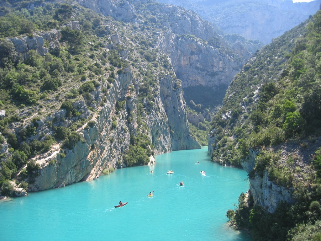 Canon POWERSHOT S50 sample photo. Lac du verdon canoe photography