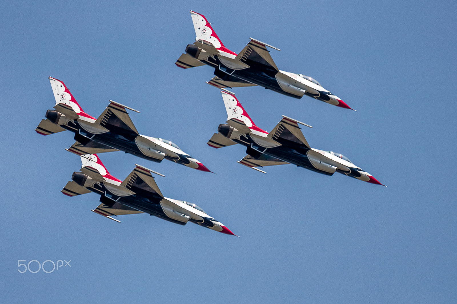 150-600mm F5-6.3 DG OS HSM | Sports 014 sample photo. Usaf thunderbirds flying in diamond formation photography