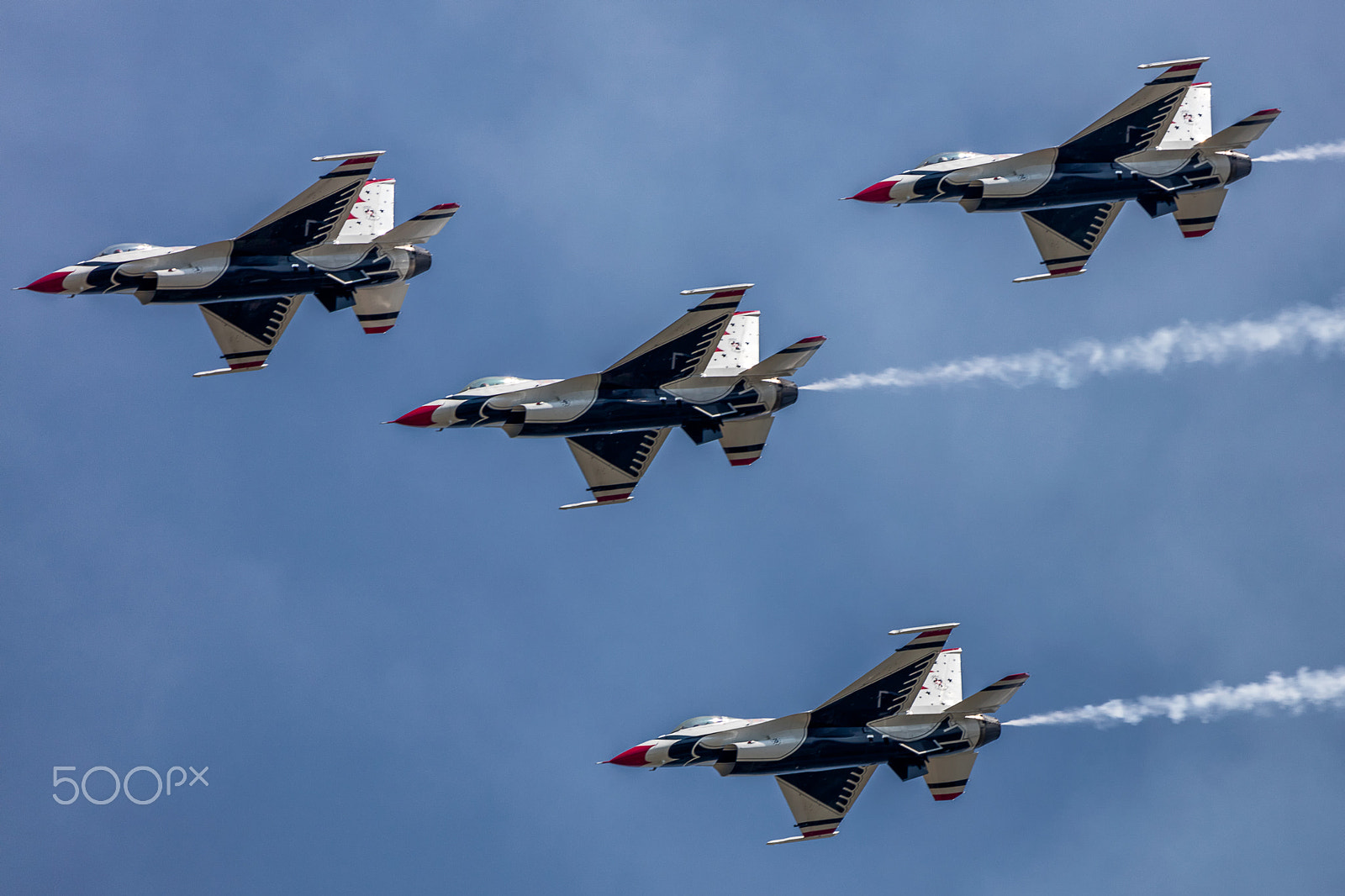 150-600mm F5-6.3 DG OS HSM | Sports 014 sample photo. Usaf thunderbirds flying diamond formation 2 photography