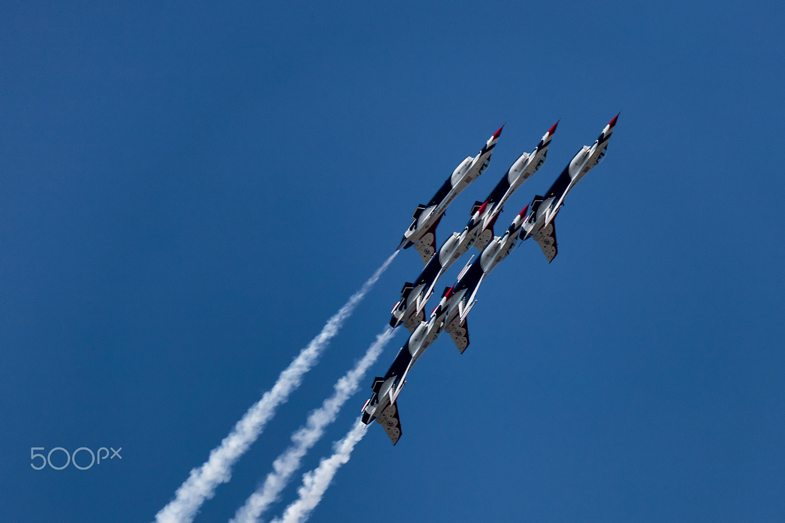 150-600mm F5-6.3 DG OS HSM | Sports 014 sample photo. Usaf thunderbirds in delta formation climb photography