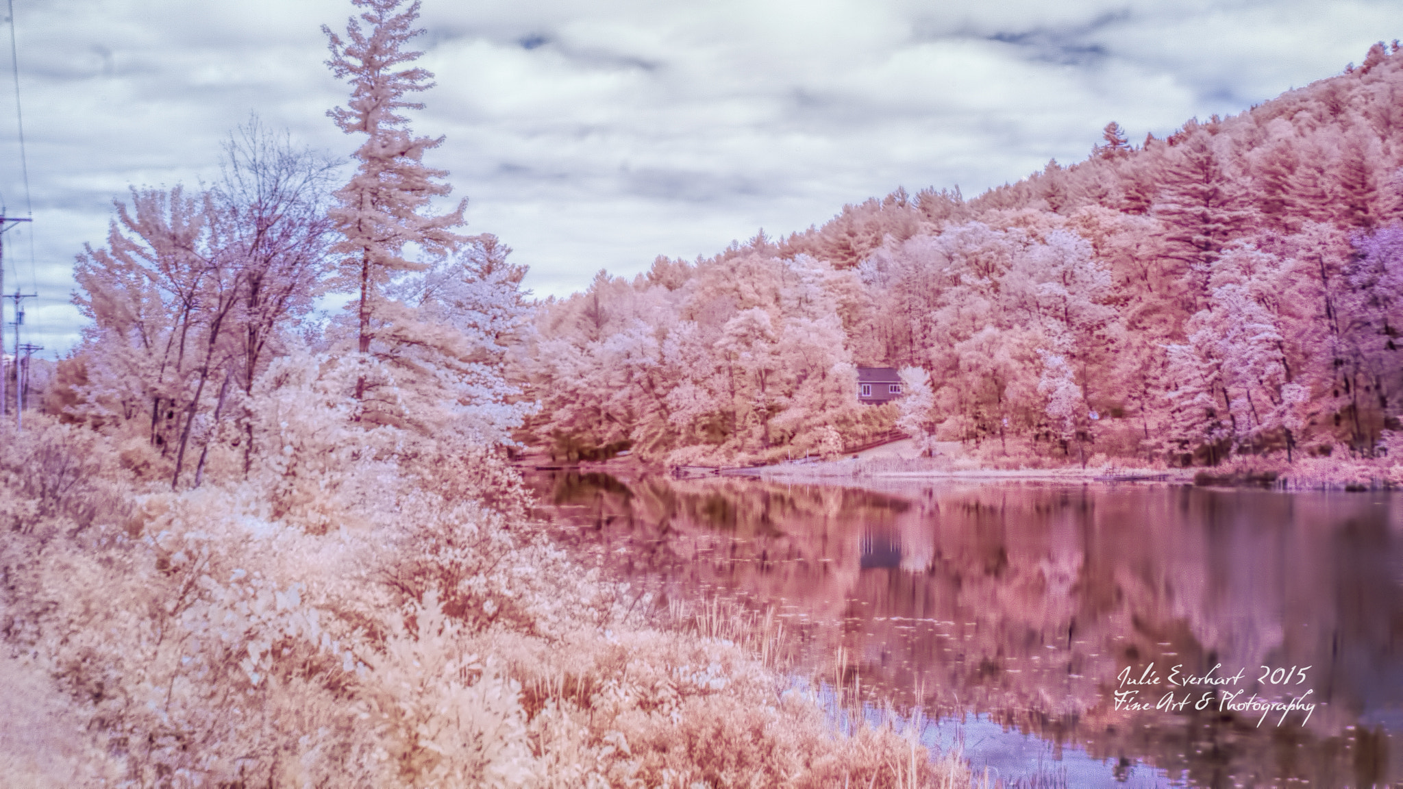 Nikon D70 sample photo. House on fantasy lake photography