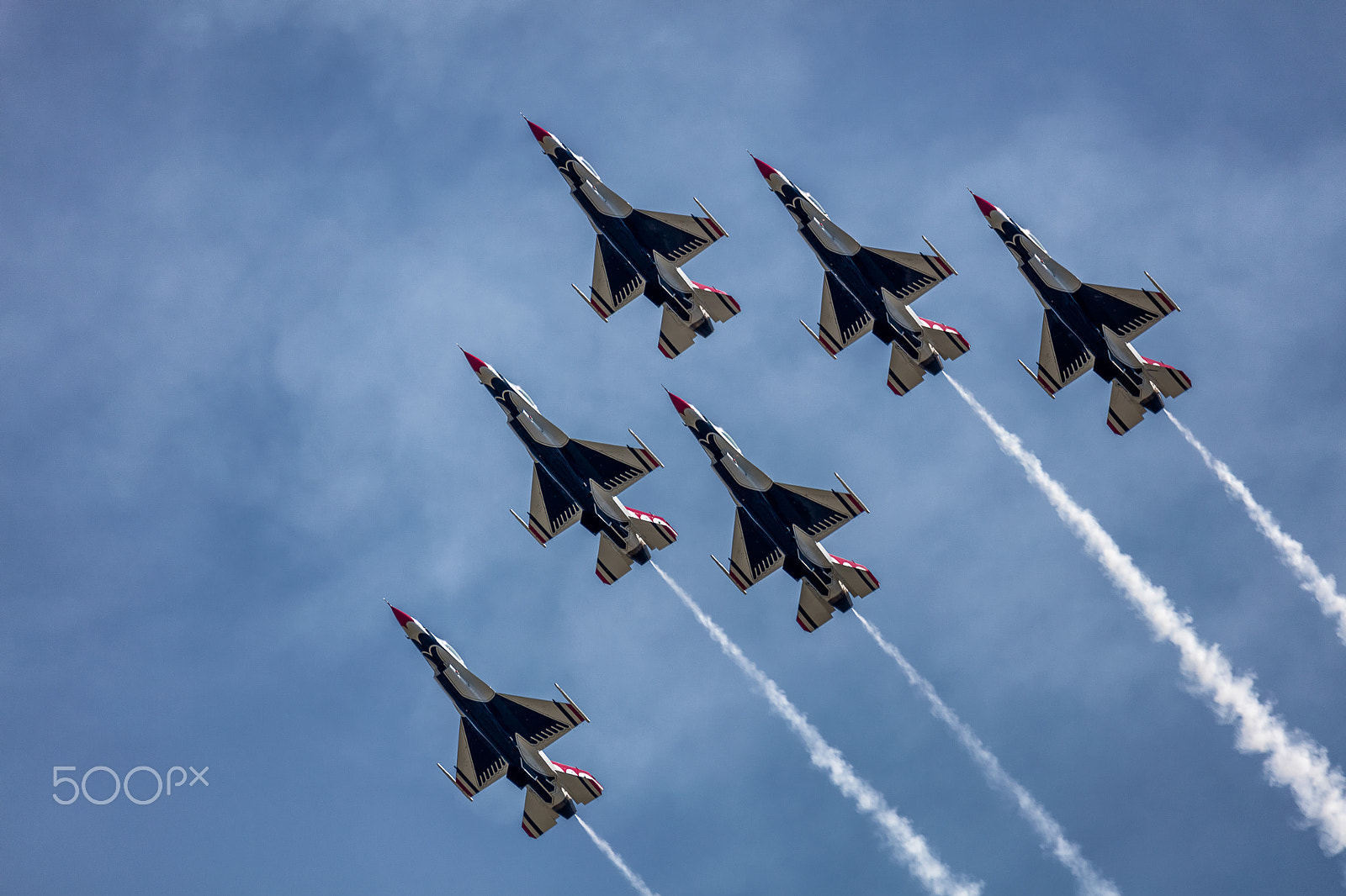 150-600mm F5-6.3 DG OS HSM | Sports 014 sample photo. Usaf thunderbirds in delta formation climb 2 photography