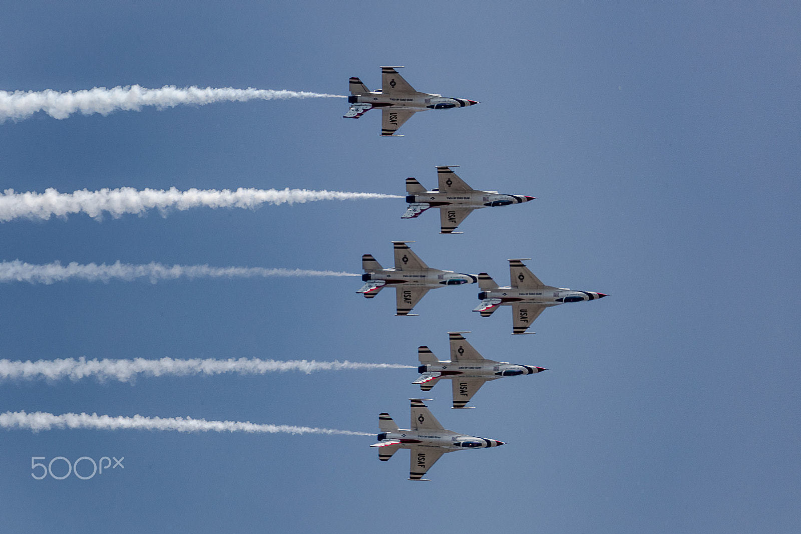 150-600mm F5-6.3 DG OS HSM | Sports 014 sample photo. Usaf thunderbirds in delta formation knife photography