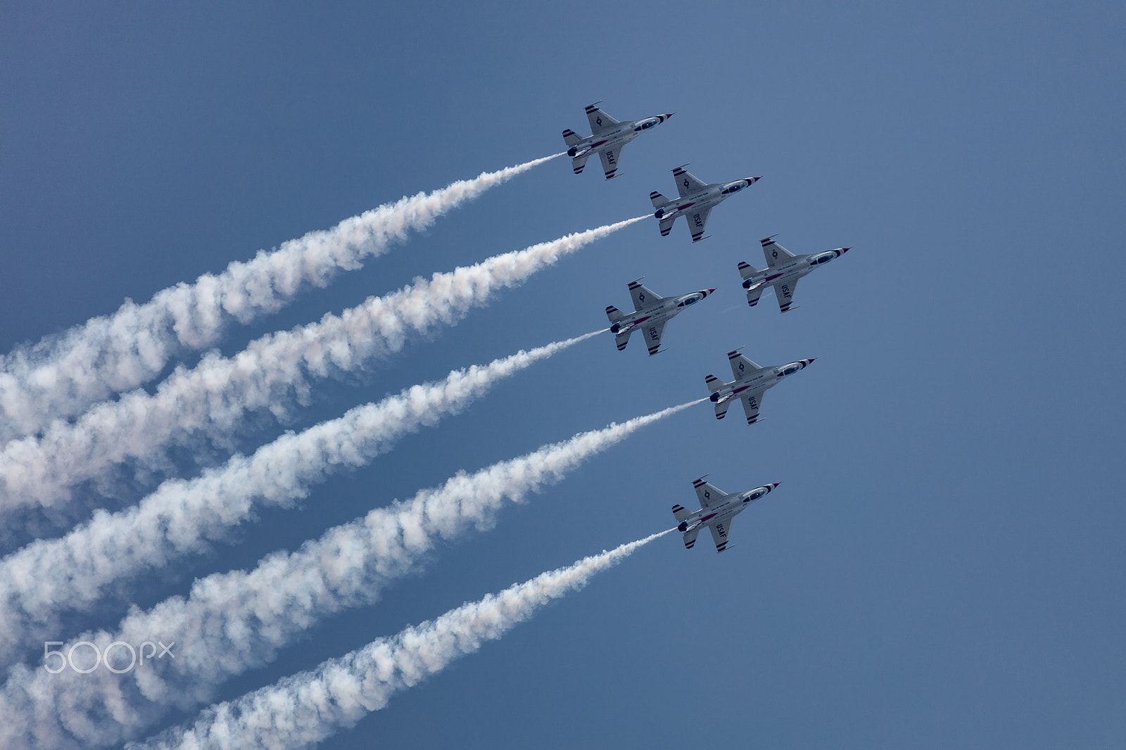 150-600mm F5-6.3 DG OS HSM | Sports 014 sample photo. Usaf thunderbirds in delta formation knife 2 photography