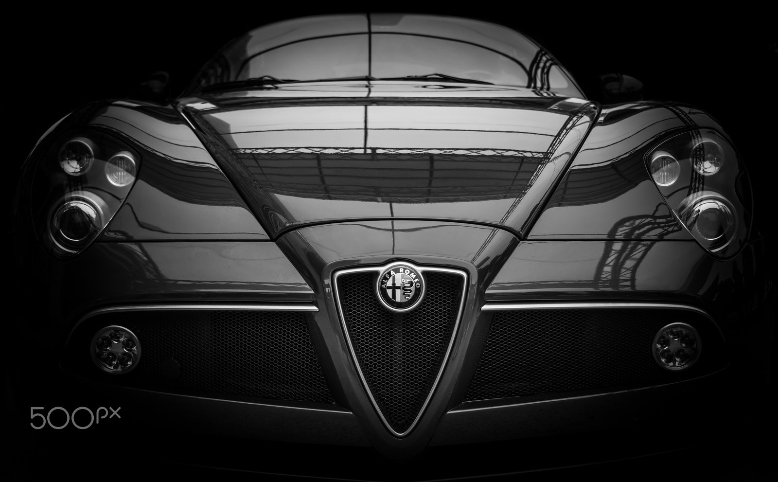 Nikon D810 + AF Zoom-Nikkor 35-70mm f/3.3-4.5 sample photo. Alfa romeo 8c photography