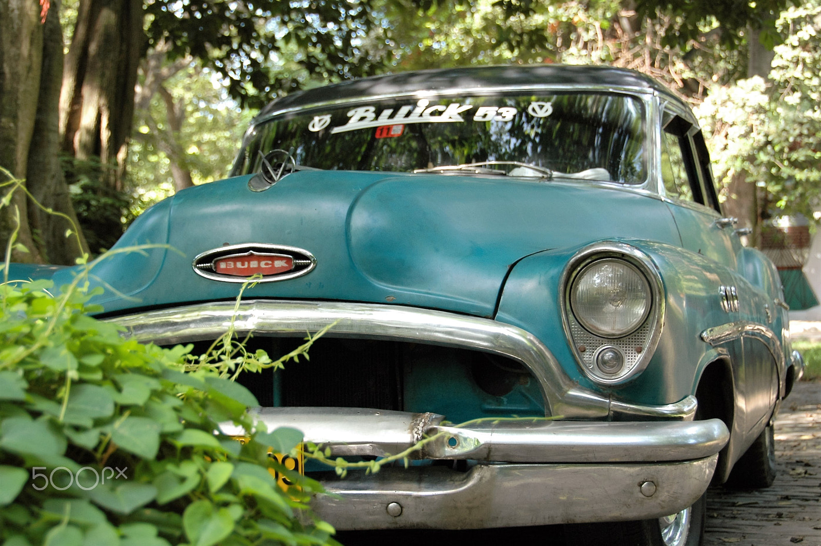 Nikon D70 sample photo. Buick '53 at cuba photography