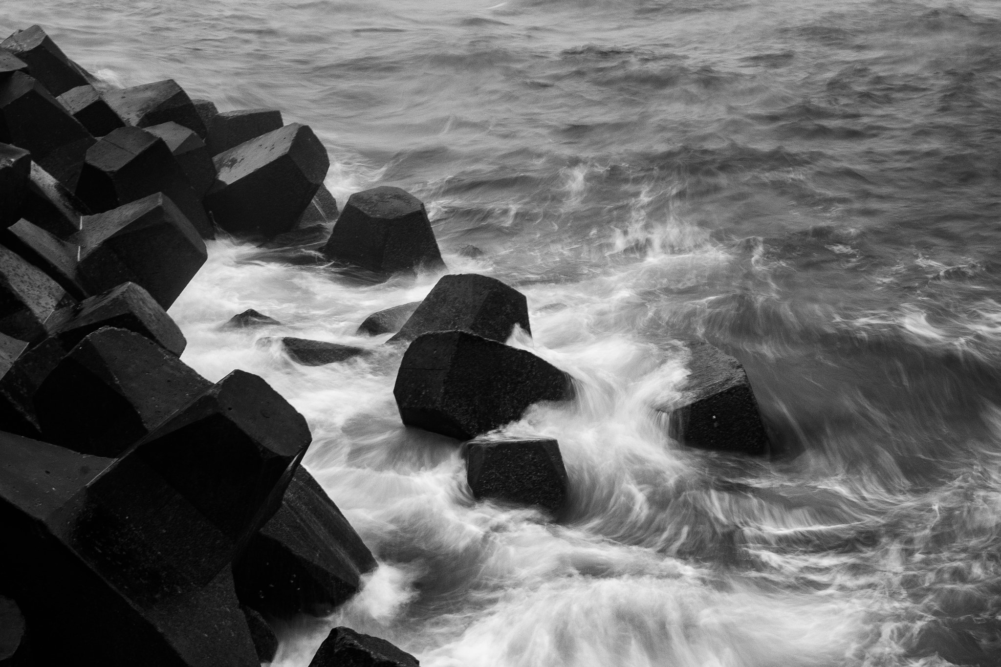 Canon EOS 40D sample photo. Breakwater photography