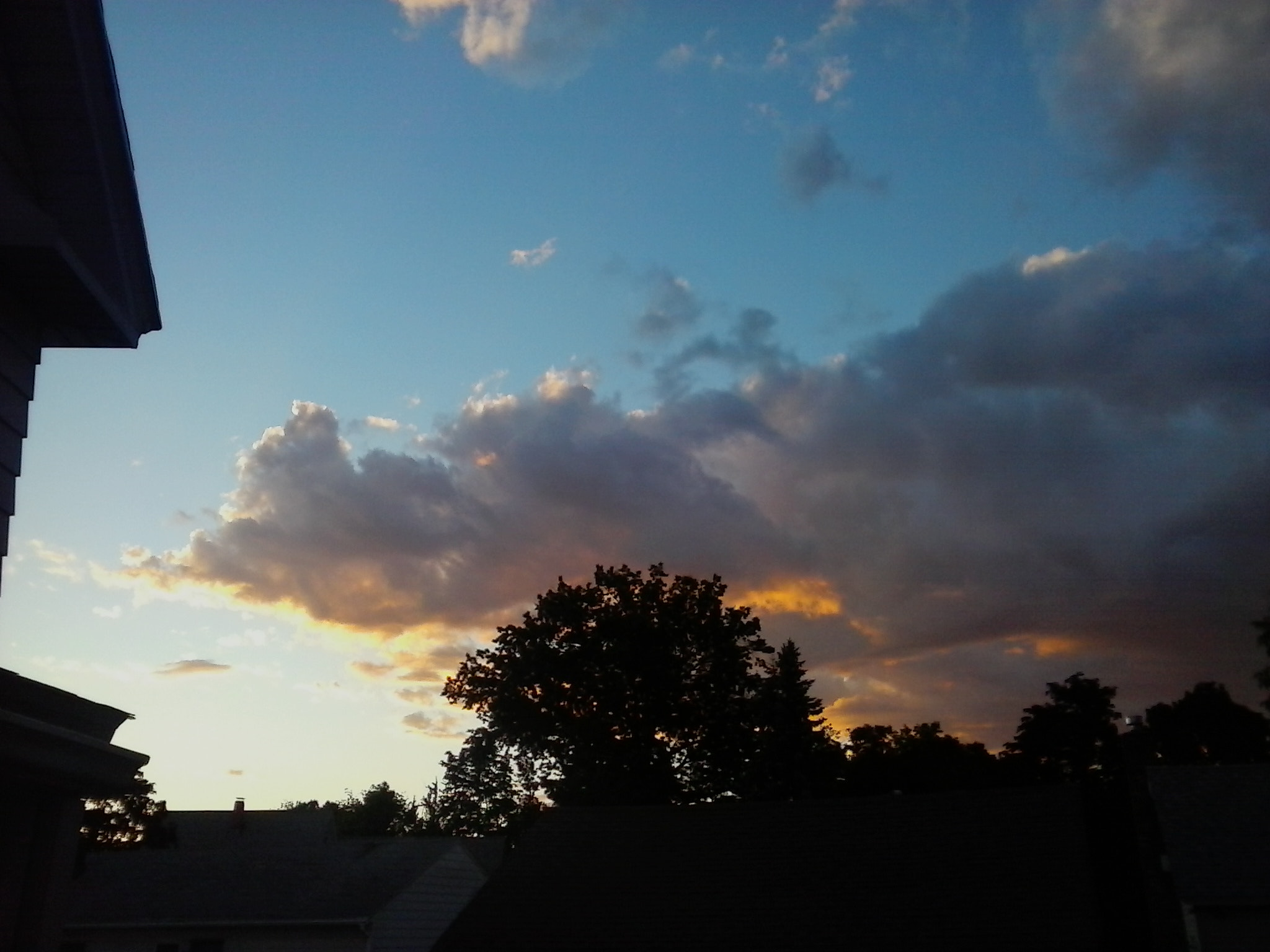 LG Optimus Fuel sample photo. Sunset show photography