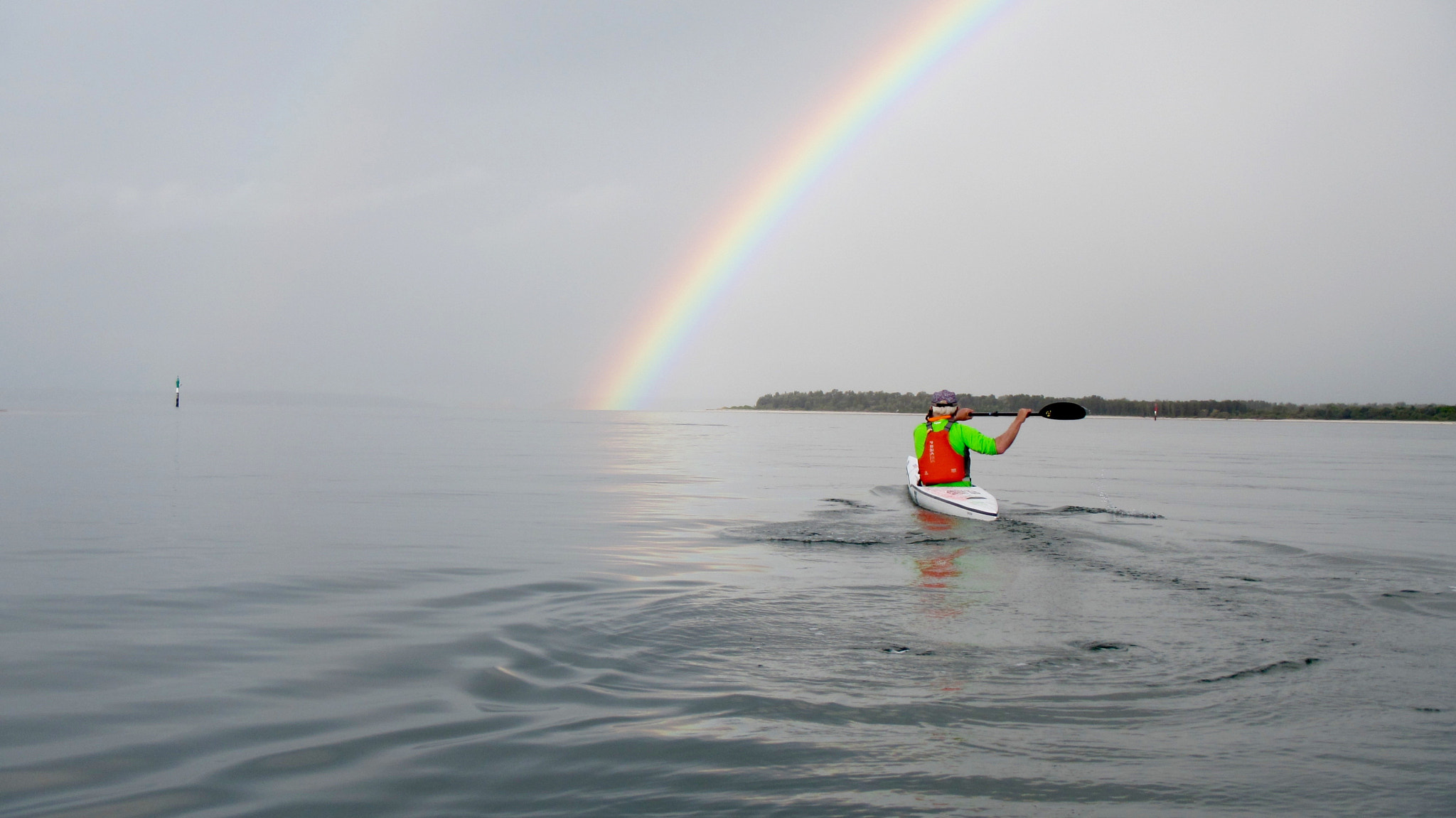 Canon PowerShot D20 sample photo. Paddling towards the pot of gold, towra pt, sydney photography