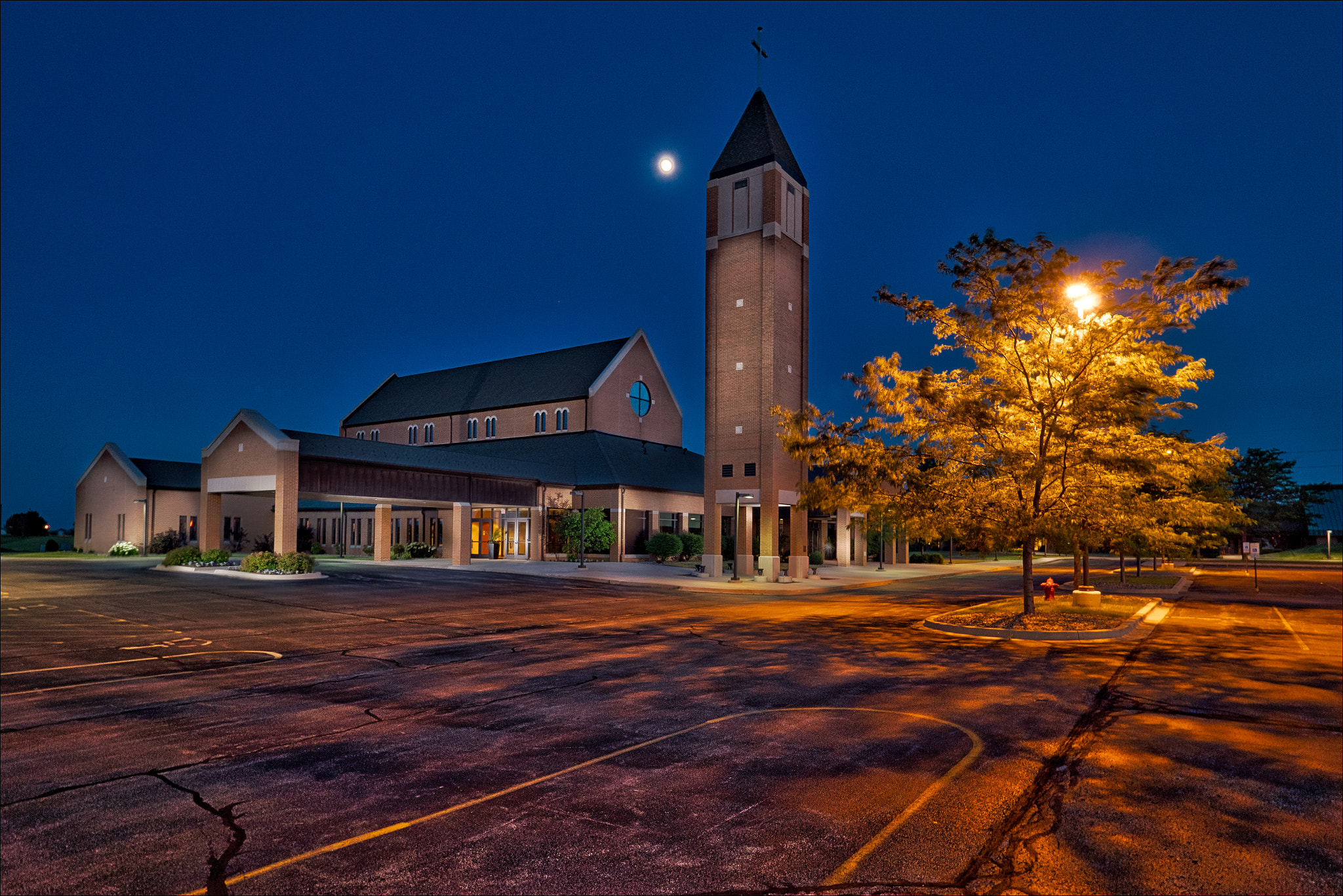 Panasonic Lumix DMC-GX8 + Olympus M.Zuiko Digital ED 7-14mm F2.8 PRO sample photo. Saint patrick church of merna photography