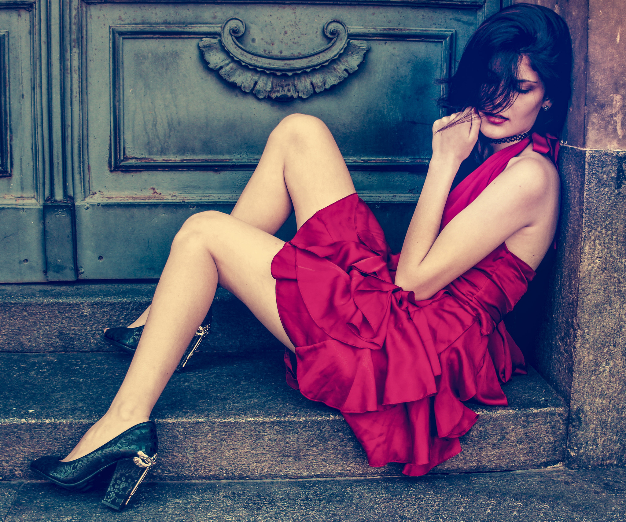 Canon EF-S 18-55mm F3.5-5.6 sample photo. Agatha fashion photography