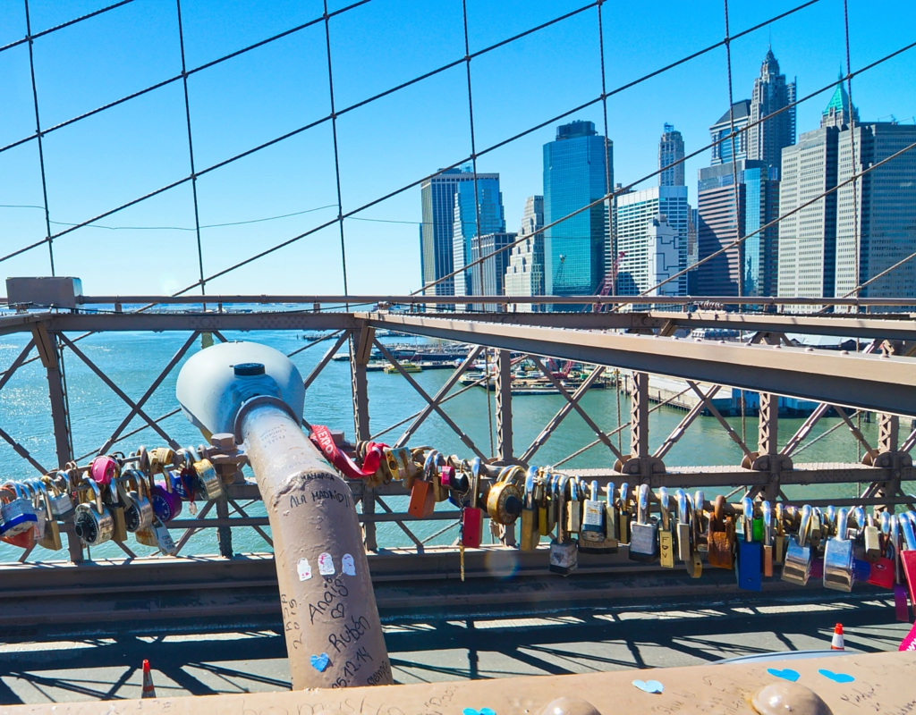 Love locks on the Brooklyn Bridge, New York by Dotan Naveh on 500px.com
