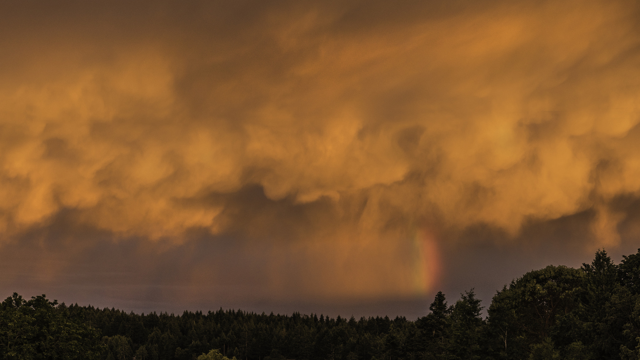 Sony a7R sample photo. Rainbow lightning photography