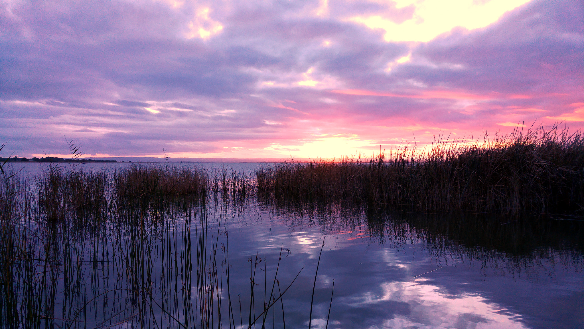 LG H815T sample photo. Clayton bay sunset photography