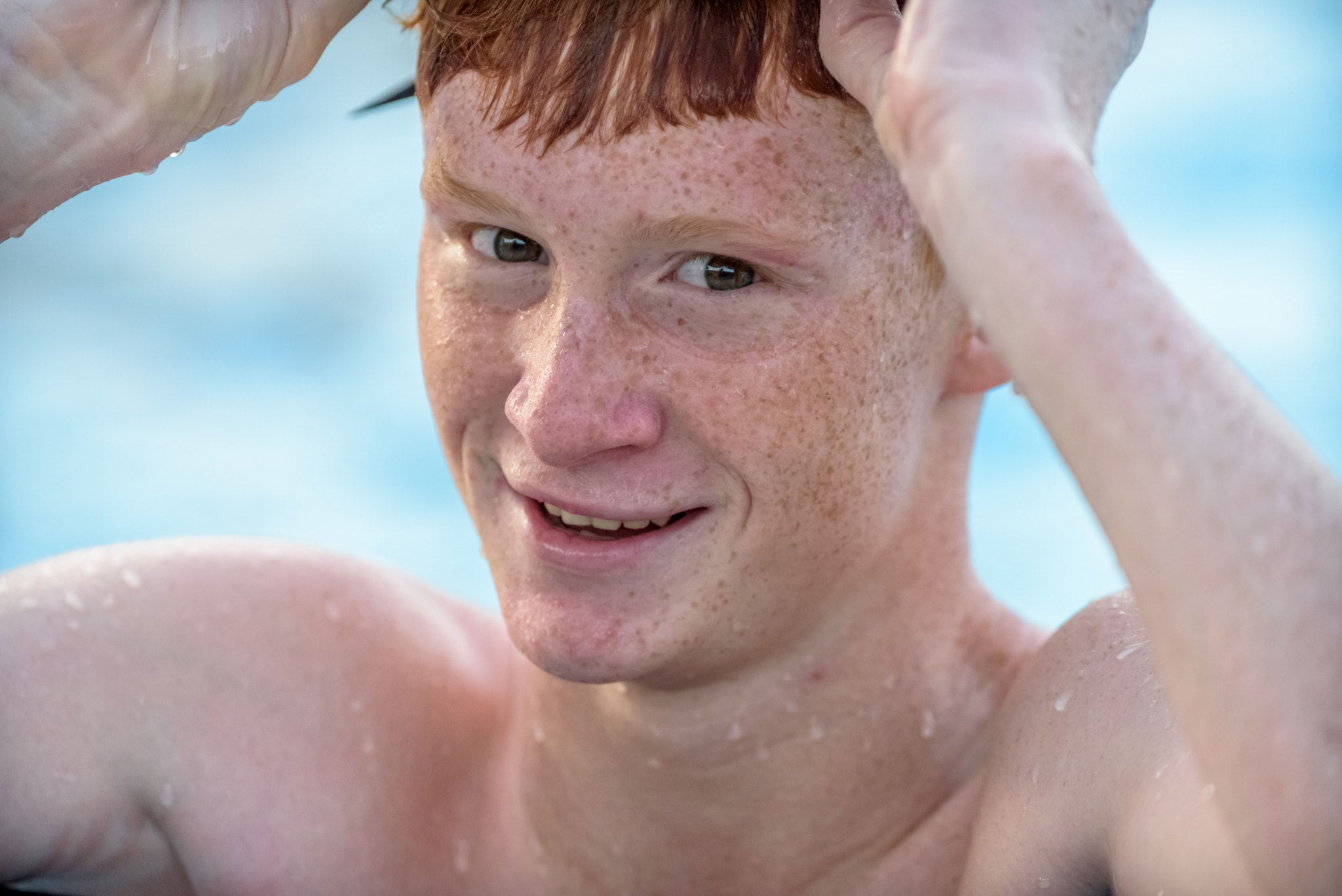 Nikon AF-S Nikkor 300mm F2.8G ED-IF VR sample photo. Klass torpedoes attack invitational swim meet photography