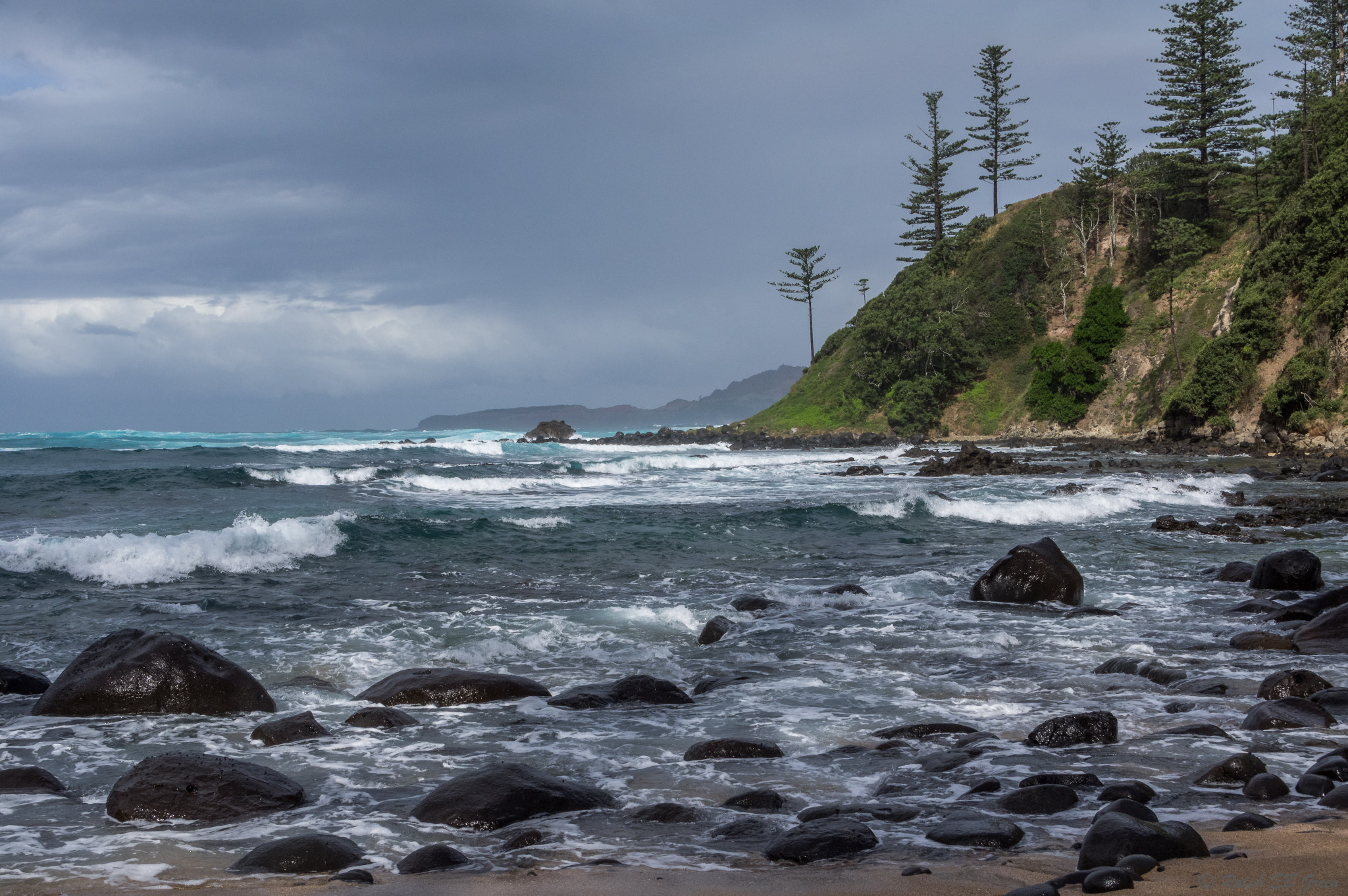 Pentax K-3 II sample photo. Cresswell bay, norfolk island photography