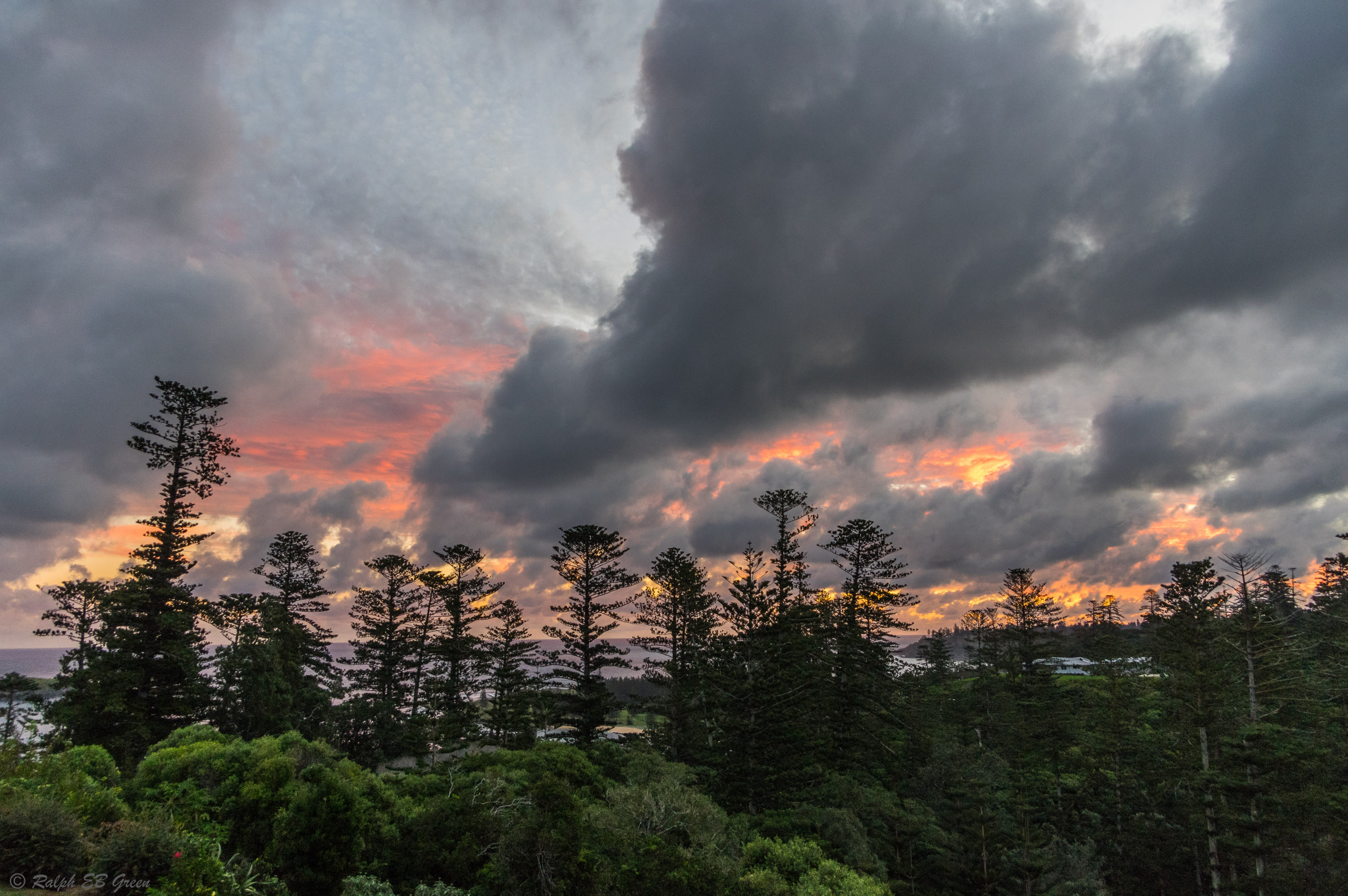 Pentax K-3 II sample photo. Colours of sunset from collins head road photography