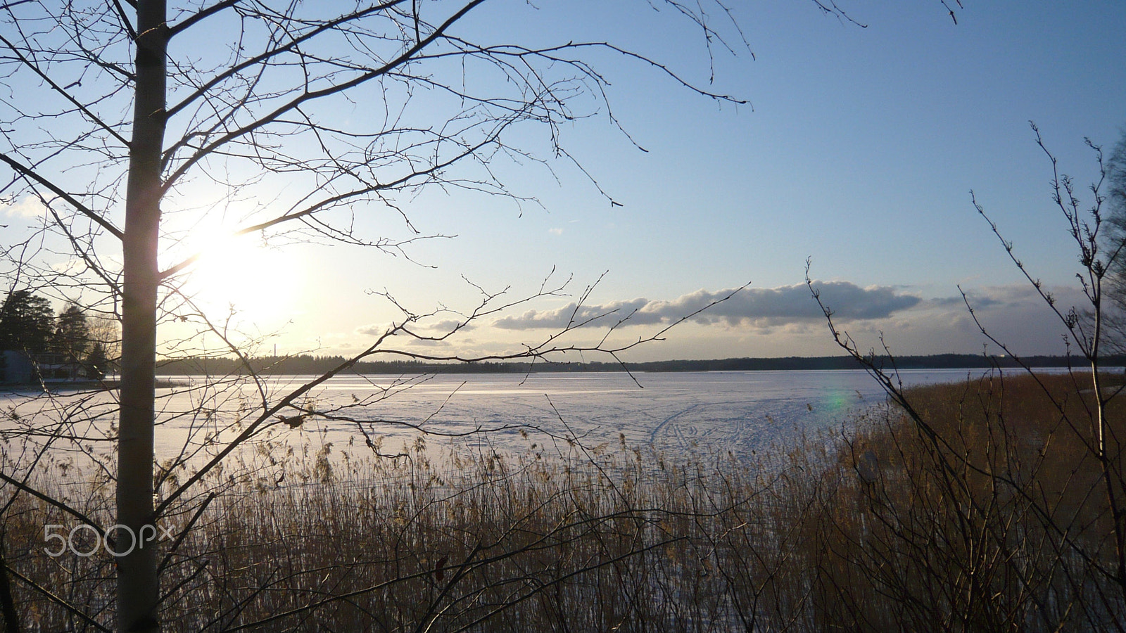 Panasonic DMC-FX30 sample photo. Frozen land photography