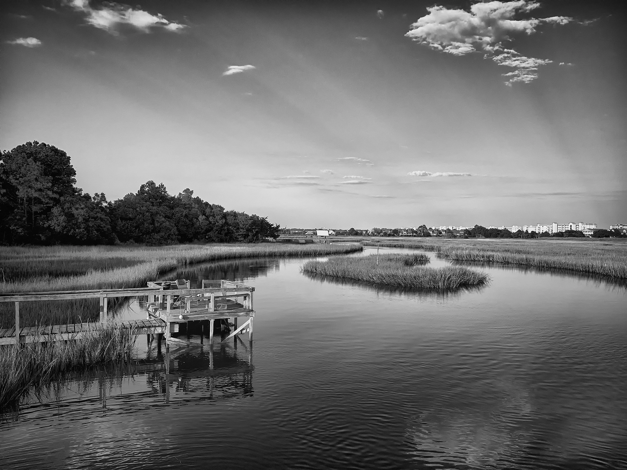 Leica Elmarit-M 28mm F2.8 ASPH sample photo. Salt marsh reflections photography