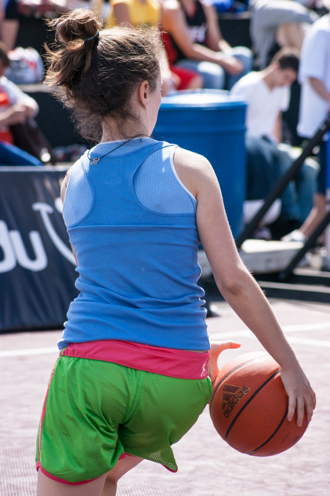 Sony Alpha DSLR-A380 sample photo. Street basketball photography