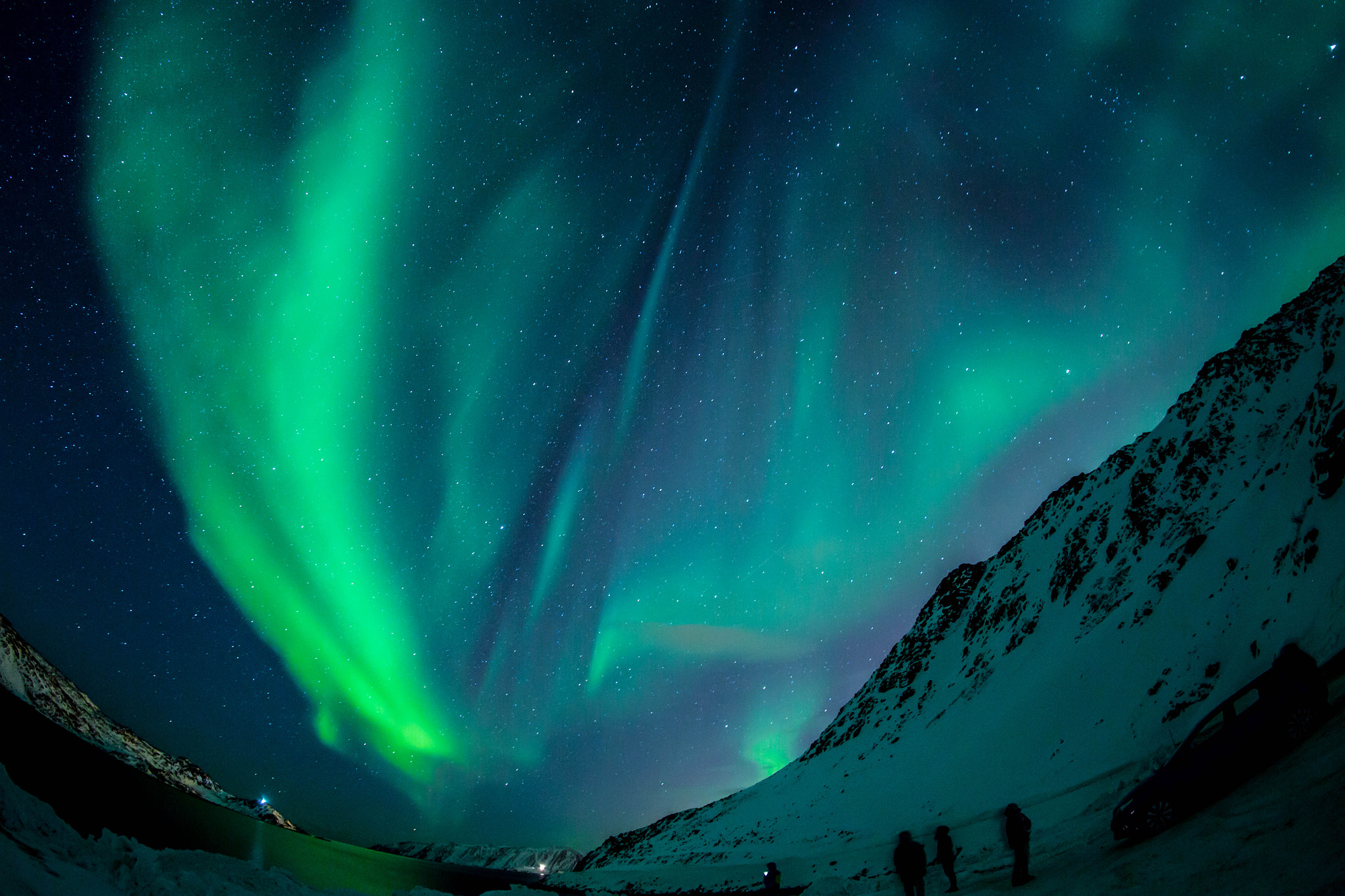 Canon EOS 6D + Canon EF 8-15mm F4L Fisheye USM sample photo. Aurora borealis photography