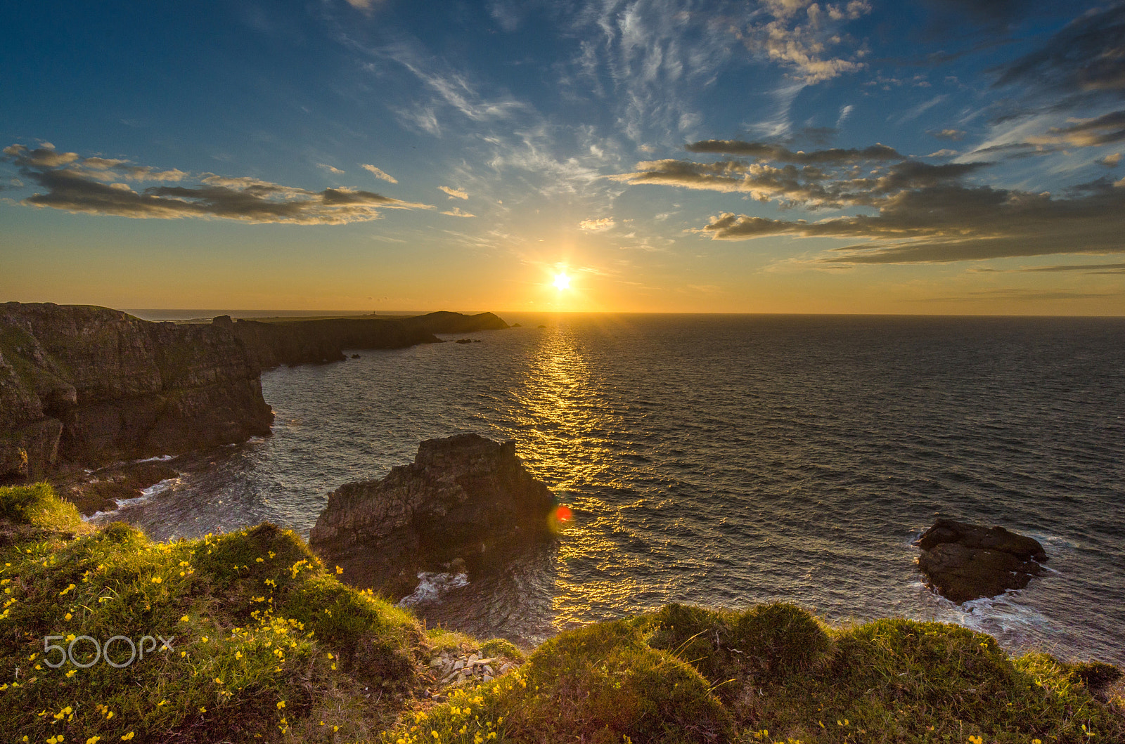 Sigma 12-24mm F4.5-5.6 EX DG Aspherical HSM sample photo. Tory island sunset photography