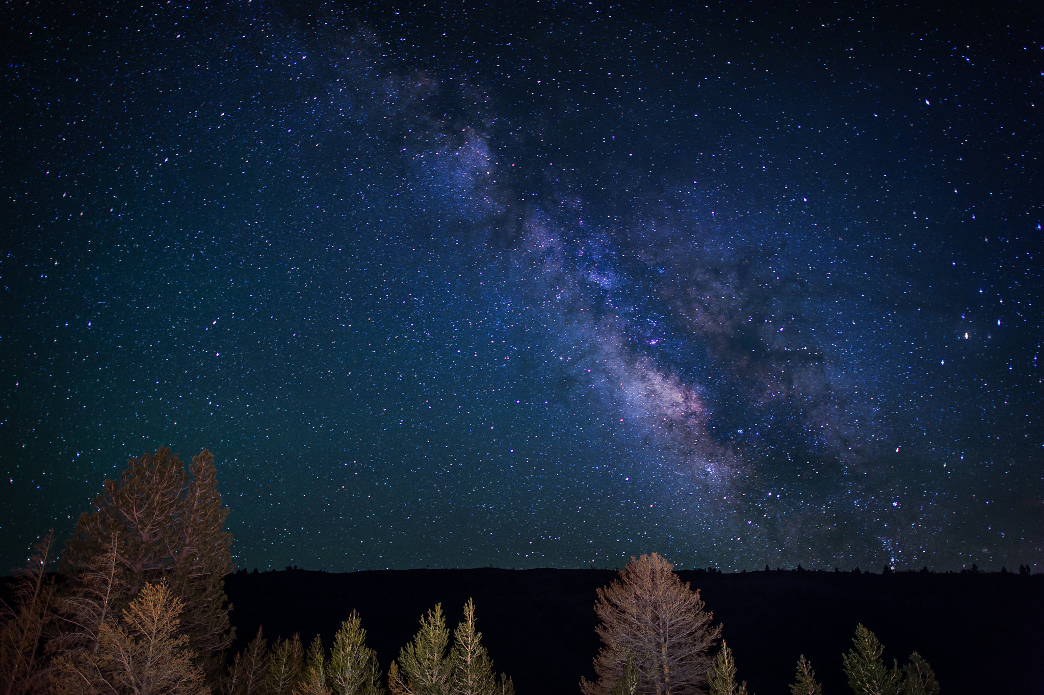 Nikon D700 + Nikon AF-S Nikkor 24mm F1.4G ED sample photo. Milkyway photography